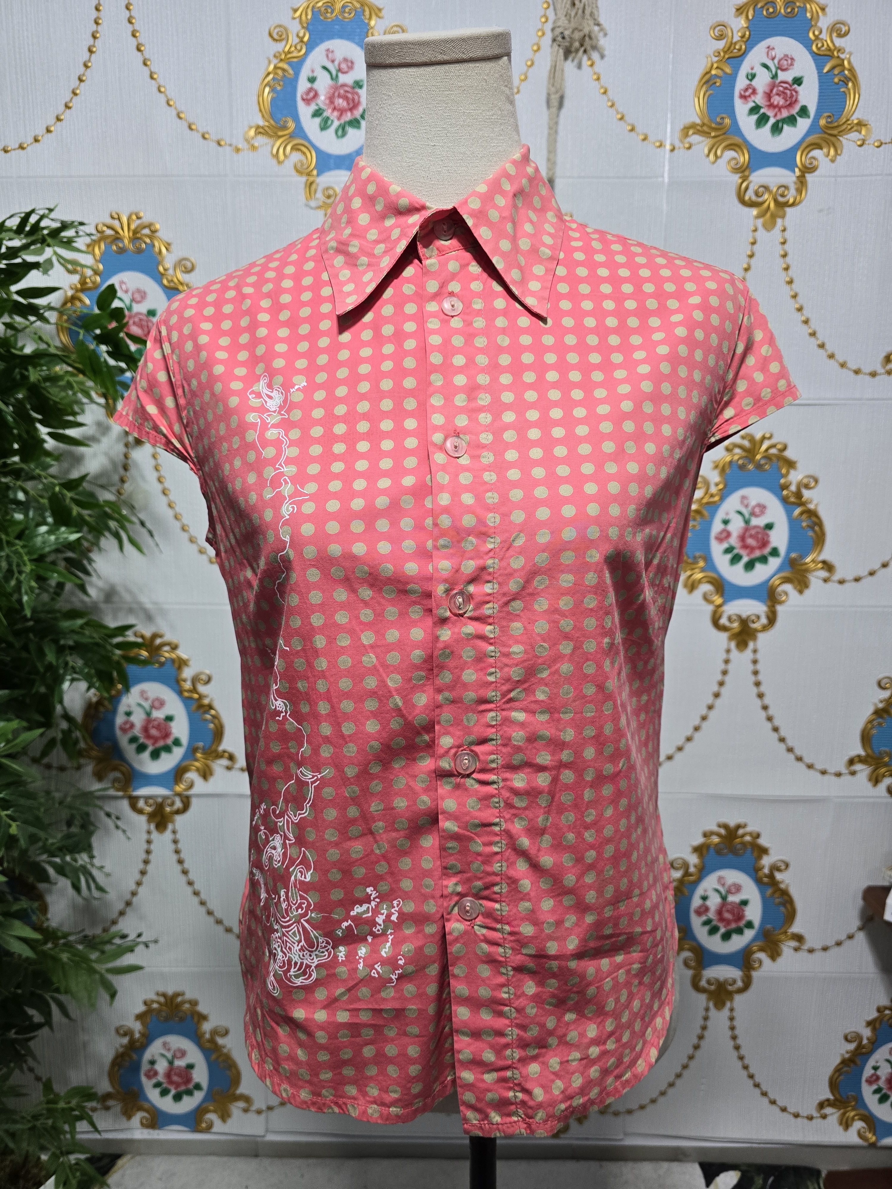 Diesel Diesel polka dot sleeveless top ,size Large Size L / US 10 / IT 46 - 1 Thumbnail