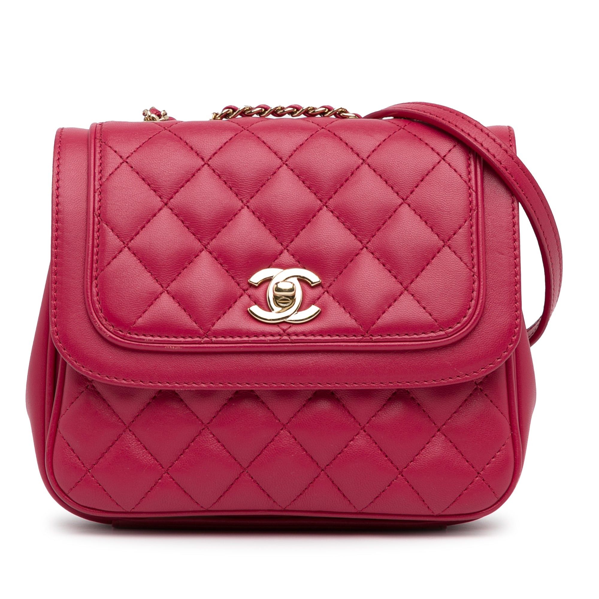 Chanel Chanel Small Lambskin Lovely Day Flap Pink Size ONE SIZE - 1 Thumbnail