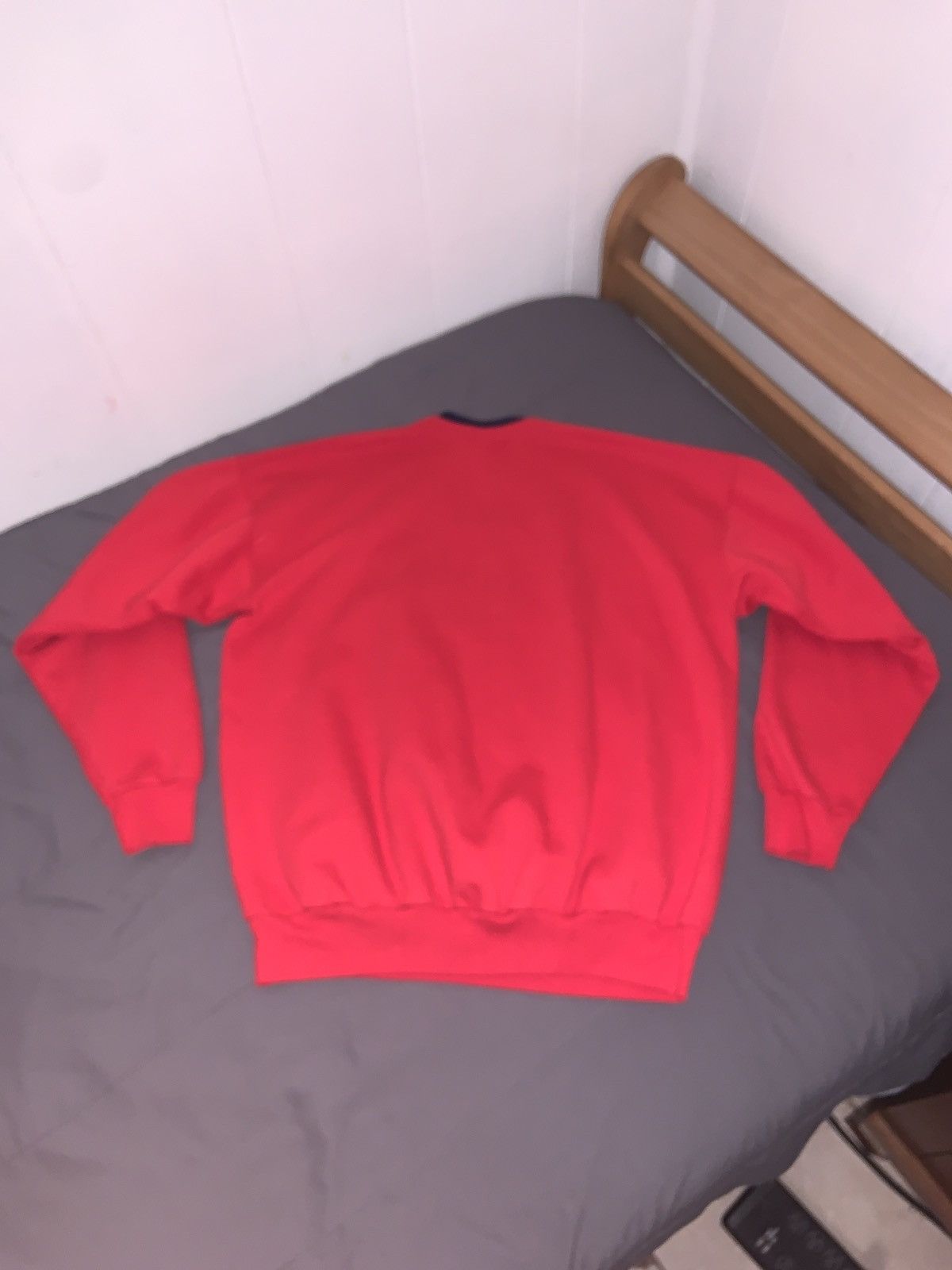 Mickey Mouse Vintage - Unisex - Mickey Mouse Sweater - Size L - Red Size US L / EU 52-54 / 3 - 4 Thumbnail