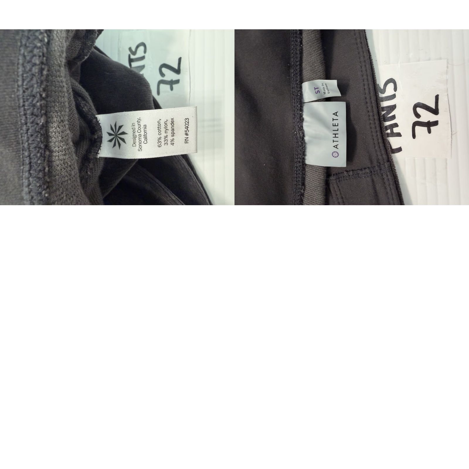 Athleta Athleta Leggings S Tall Brown Velour Women Pockets Size 28" / US 6 / IT 42 - 8 Thumbnail