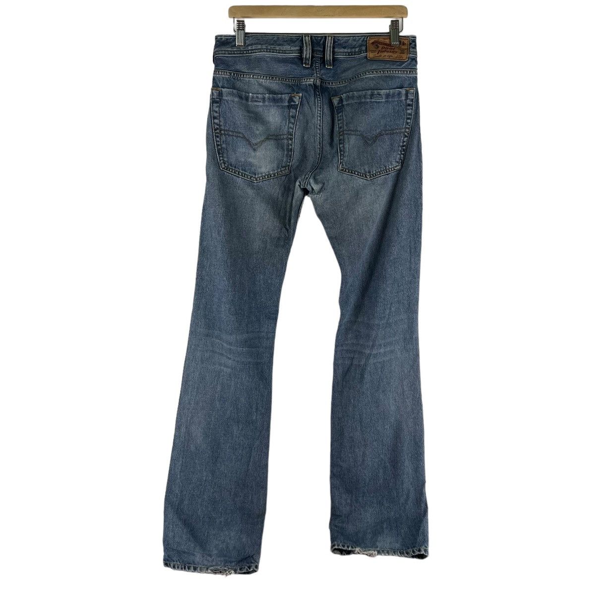 Diesel FLARE BOW CUT DESIGN DENIM JEANS DISTRESSED DIESEL INDUSTRY Size US 36 / EU 52 - 6 Thumbnail
