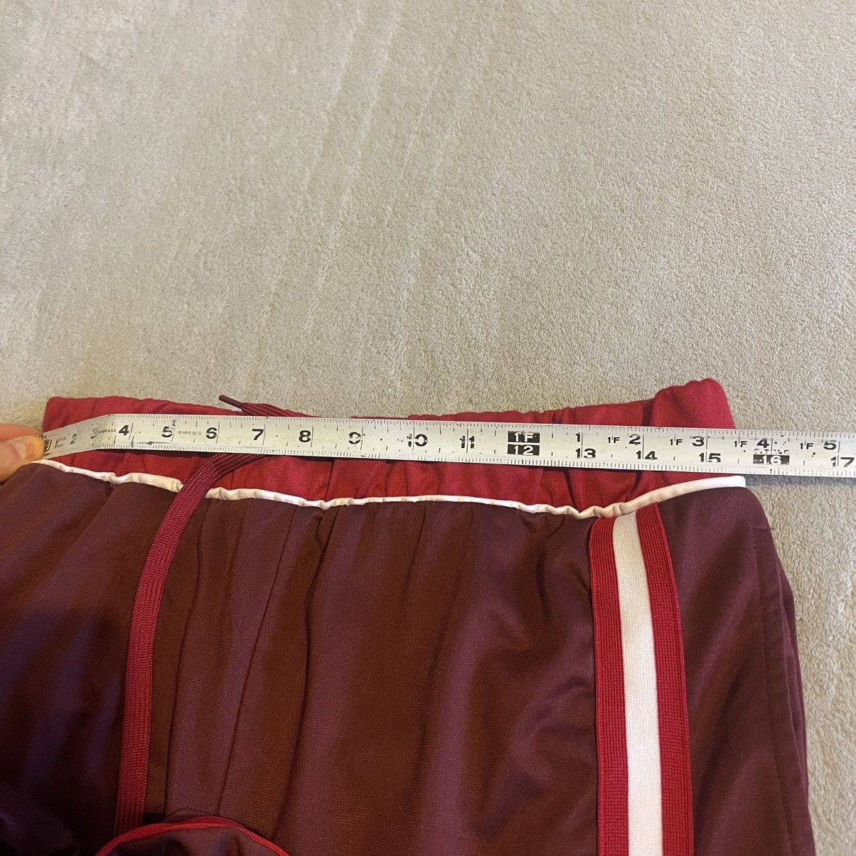 Coca Cola Coca Cola Sweatpants Women Medium Burgundy Wide-Leg Workout Size 31" - 7 Thumbnail