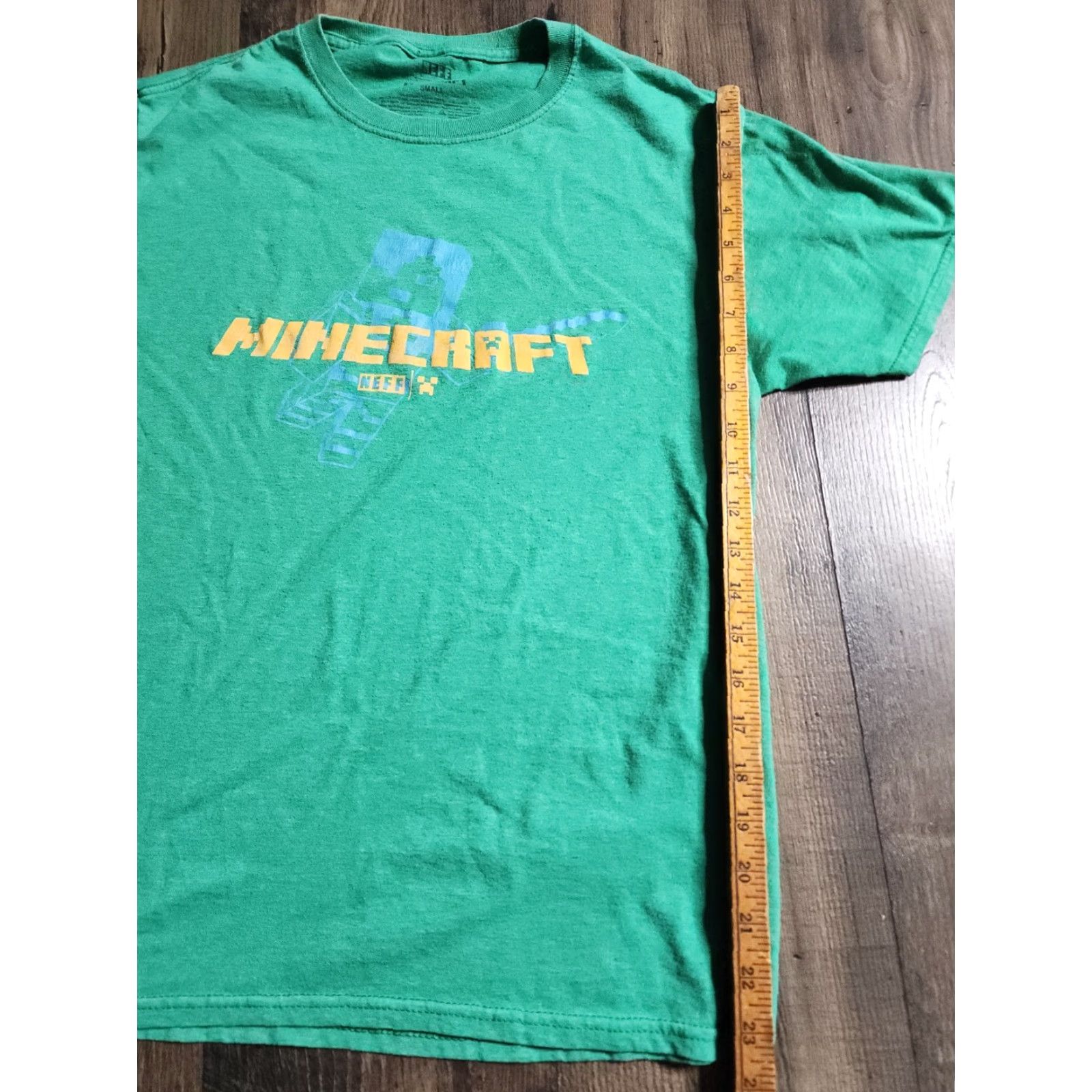 Vintage NEFF x MINECRAFT Steve Green Mens S T Shirt Size US S / EU 44-46 / 1 - 3 Thumbnail