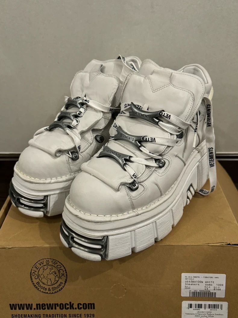 Vetements Vetements White sneakers shoes 2502-Nextarrow Size US 10 / EU 43 - 1 Thumbnail