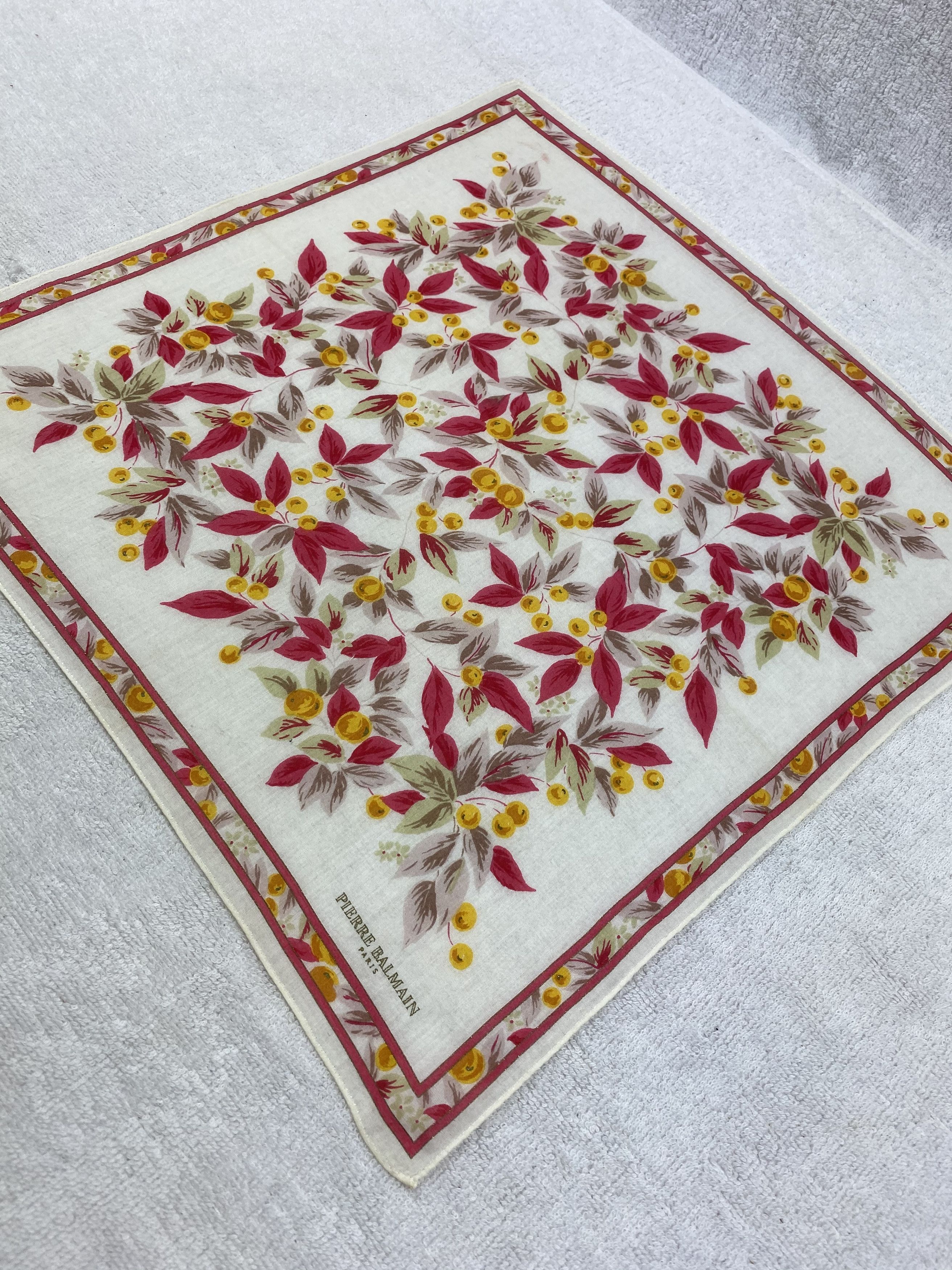 Pierre Balmain × Vintage Pierre Balmain Handkerchief / Bandana / Neckerchief Size ONE SIZE - 4 Thumbnail