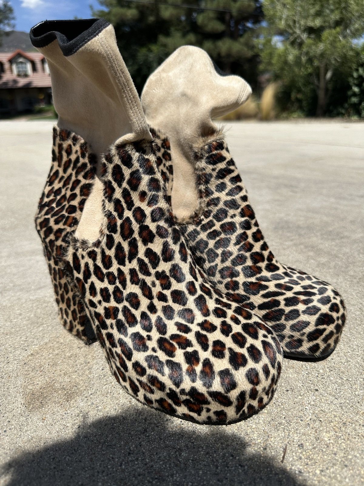Random Identities Random Identities Cheetah Platform Heels Size US 9 / EU 42 - 1 Thumbnail