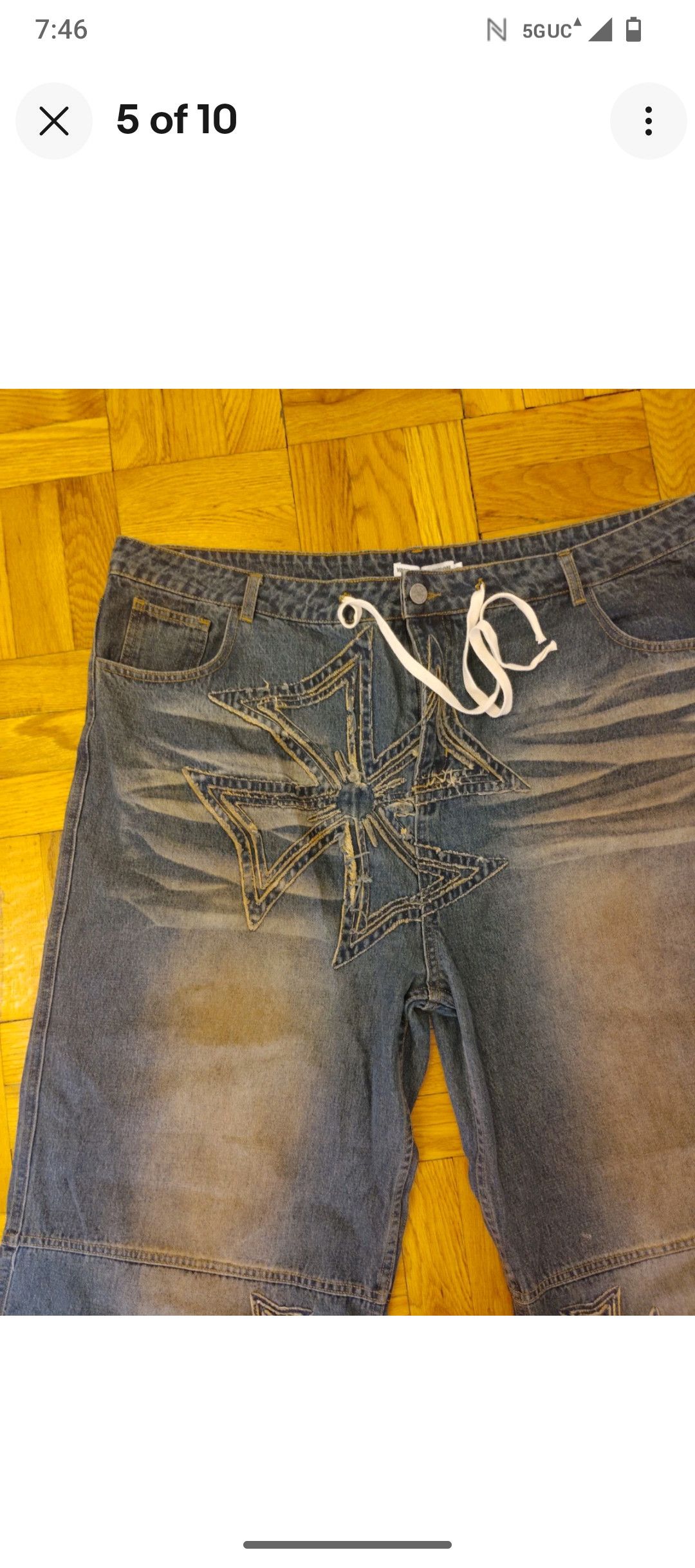 Other Vale Forever Valley Dreams Motocroxxx Denim Rust Color Size US 40 / EU 56 - 5 Thumbnail