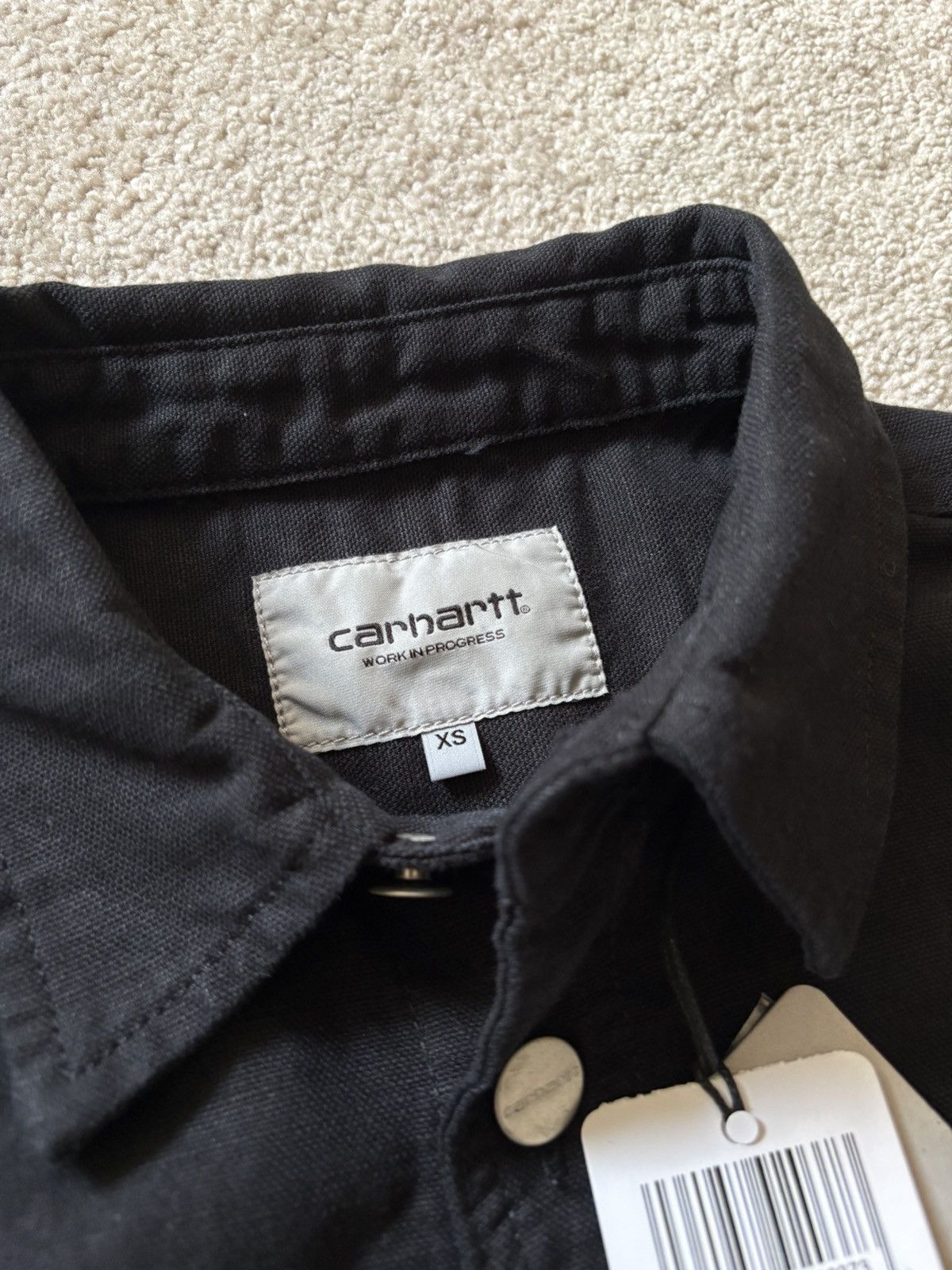 Carhartt Wip Carhartt WIP Walter Shirt Jacket – Black Rinsed / Size XS Size US XS / EU 42 / 0 - 3 Thumbnail