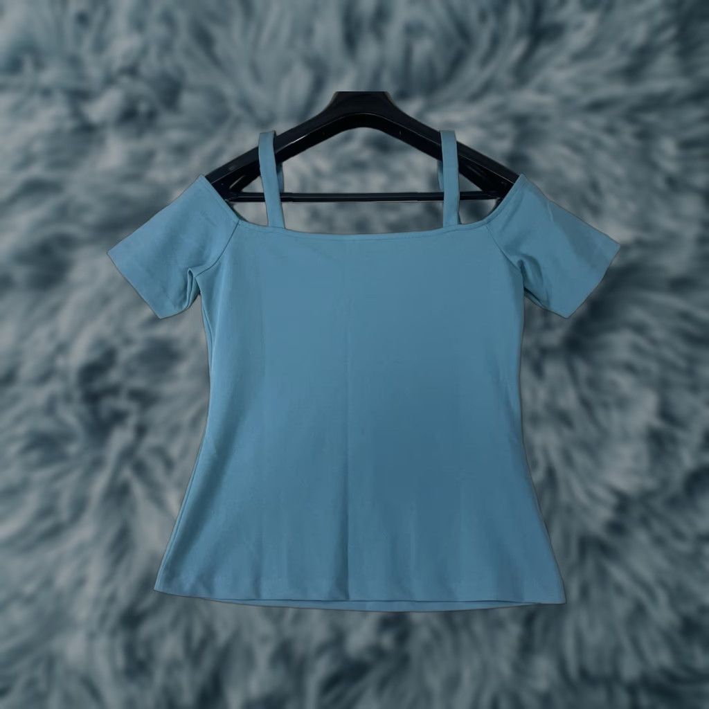 Vintage NWT Taylor Blouse Women S Light Blue Blue Size Small Size S / US 4 / IT 40 - 1 Thumbnail