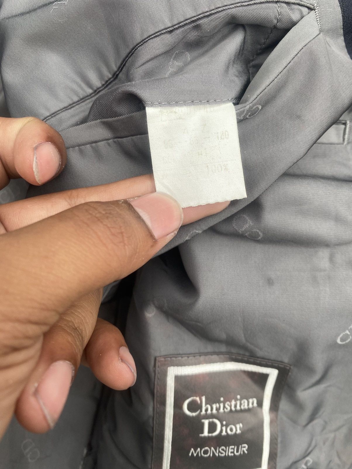 Christian Dior Monsieur Vintage Double Breasted Blazer Christian Dior Monsieur Size 36R - 4 Thumbnail
