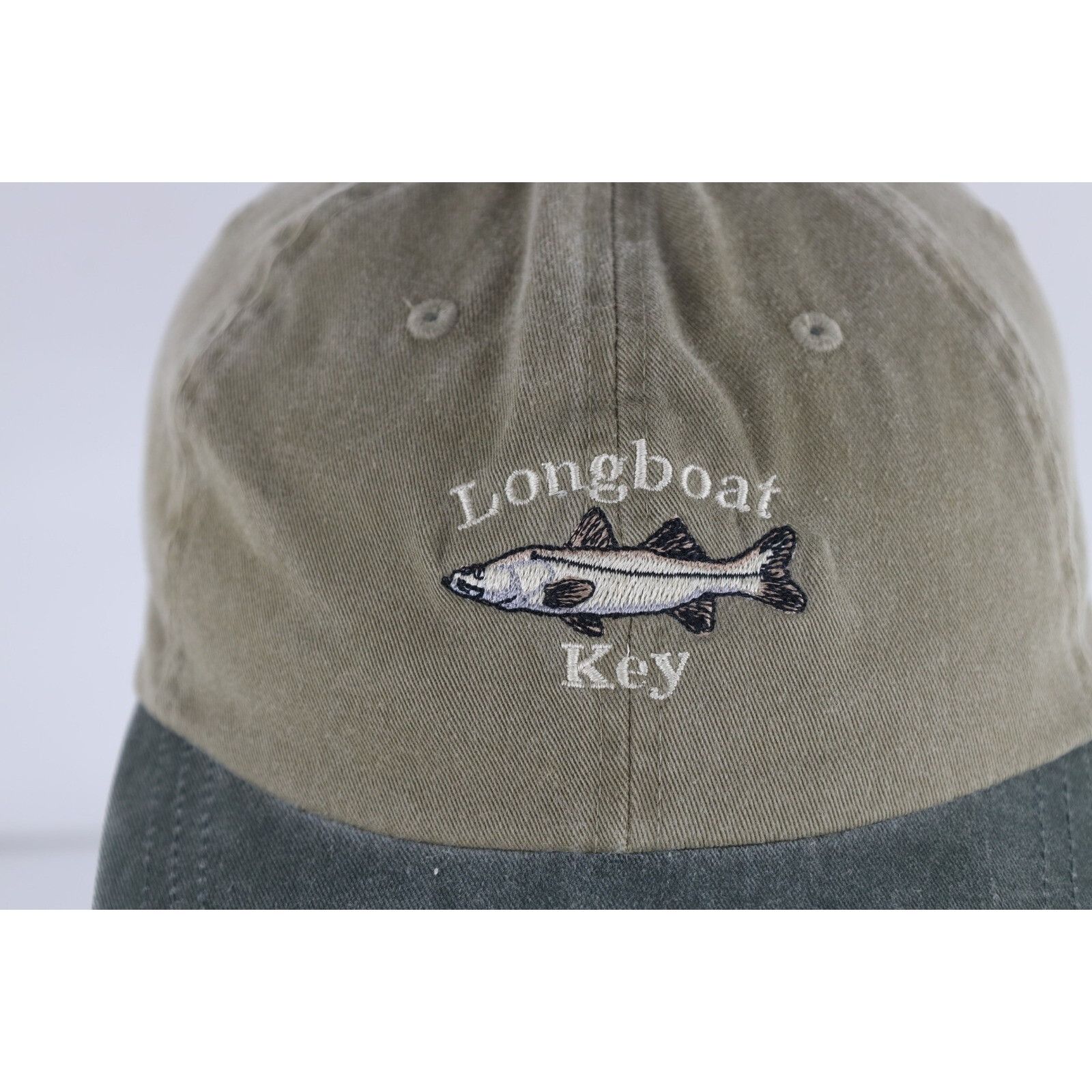 Vintage Vintage 90s Streetwear Faded Longboat Key Fishing Hat Size ONE SIZE - 3 Thumbnail
