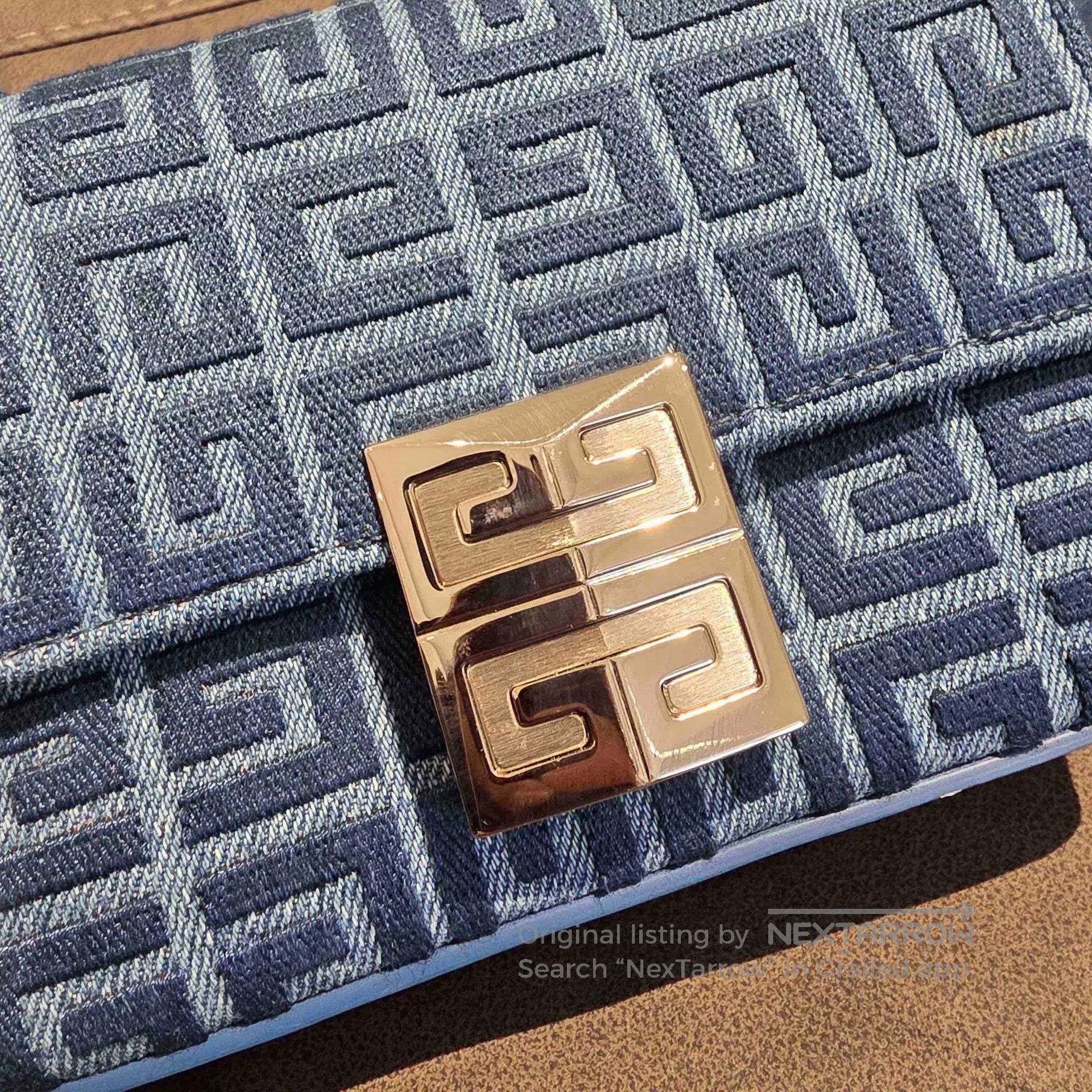 Givenchy Givenchy 4G Tannin-embossed Single Shoulder Bag with Jeans Size ONE SIZE - 3 Thumbnail