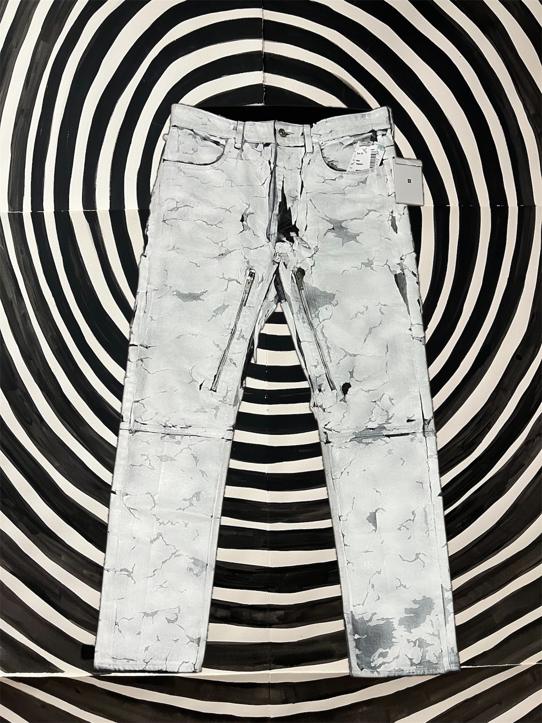 Givenchy FW20 Peeling Paint Pants Size US 32 / EU 48 - 1 Thumbnail