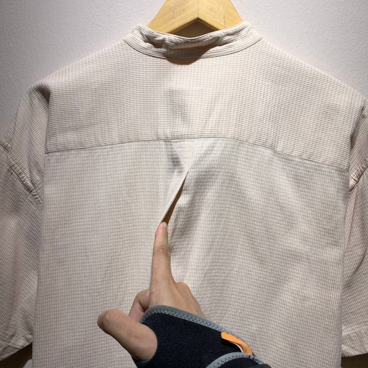 Issey Miyake Issey Miyake Design Studio Mandarin Collar Button Up Shirts Size US L / EU 52-54 / 3 - 7 Thumbnail