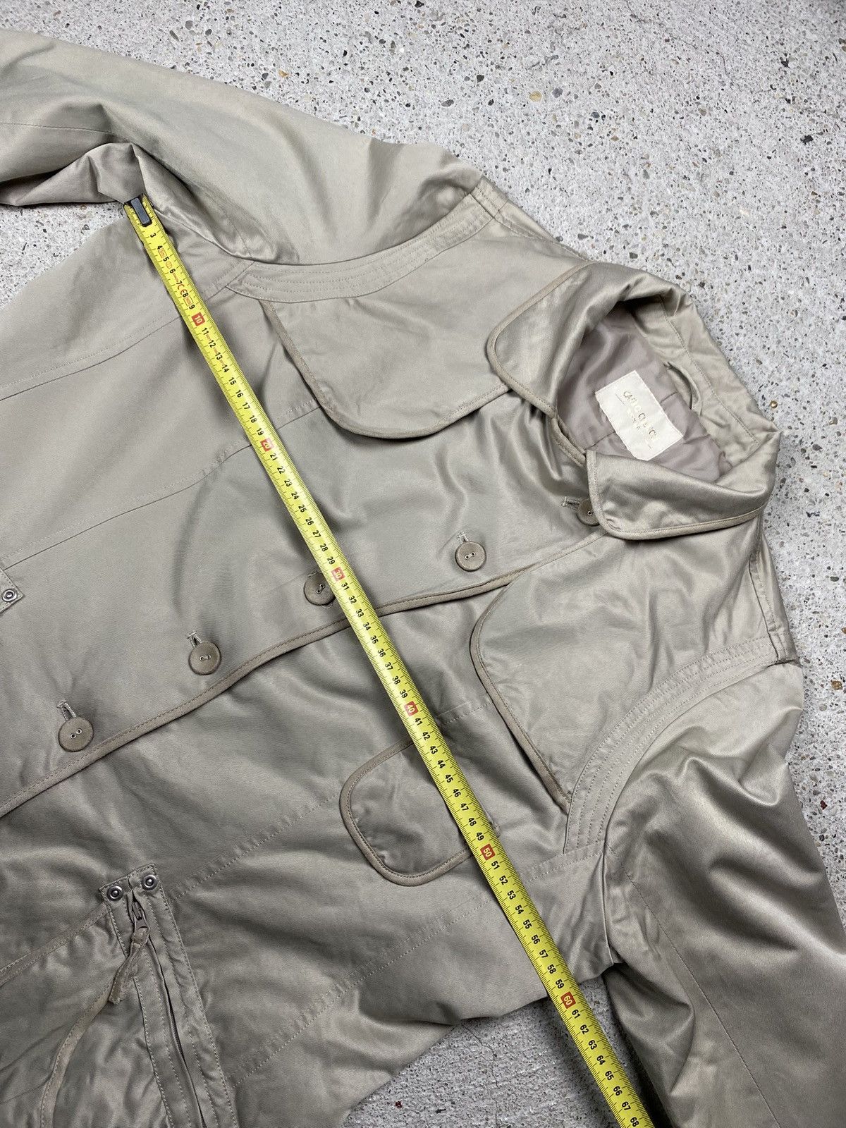 Carlo Colucci Carlo colluci beige jacket assimtrical buttons Size L / US 10 / IT 46 - 17 Thumbnail