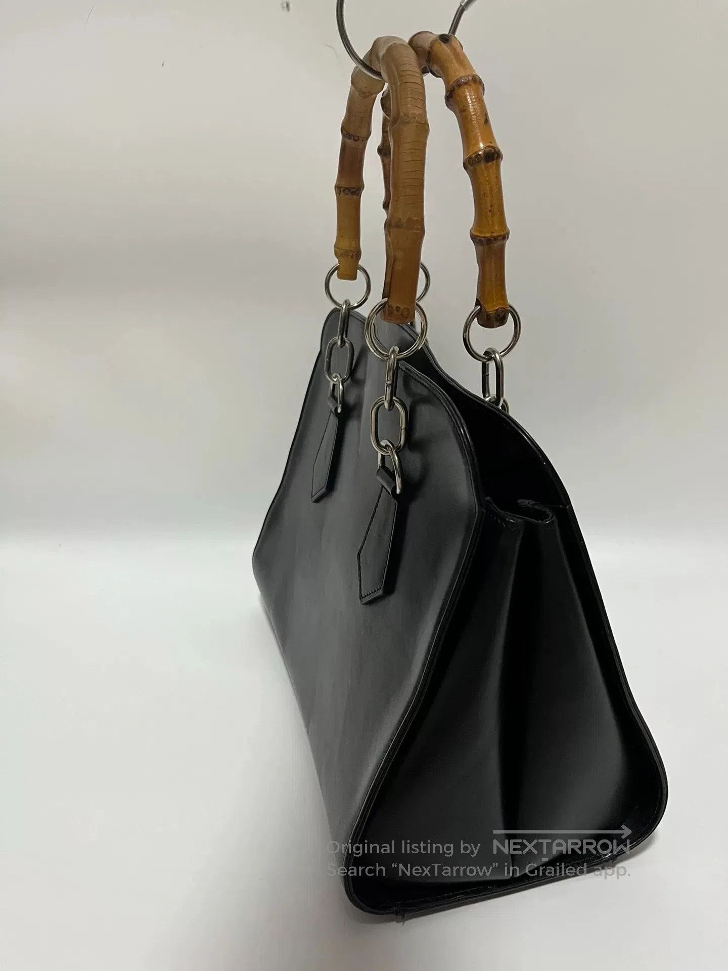 Comme des Garcons Comme des Garcons Bamboo Handle Leather Bag. Size ONE SIZE - 2 Thumbnail