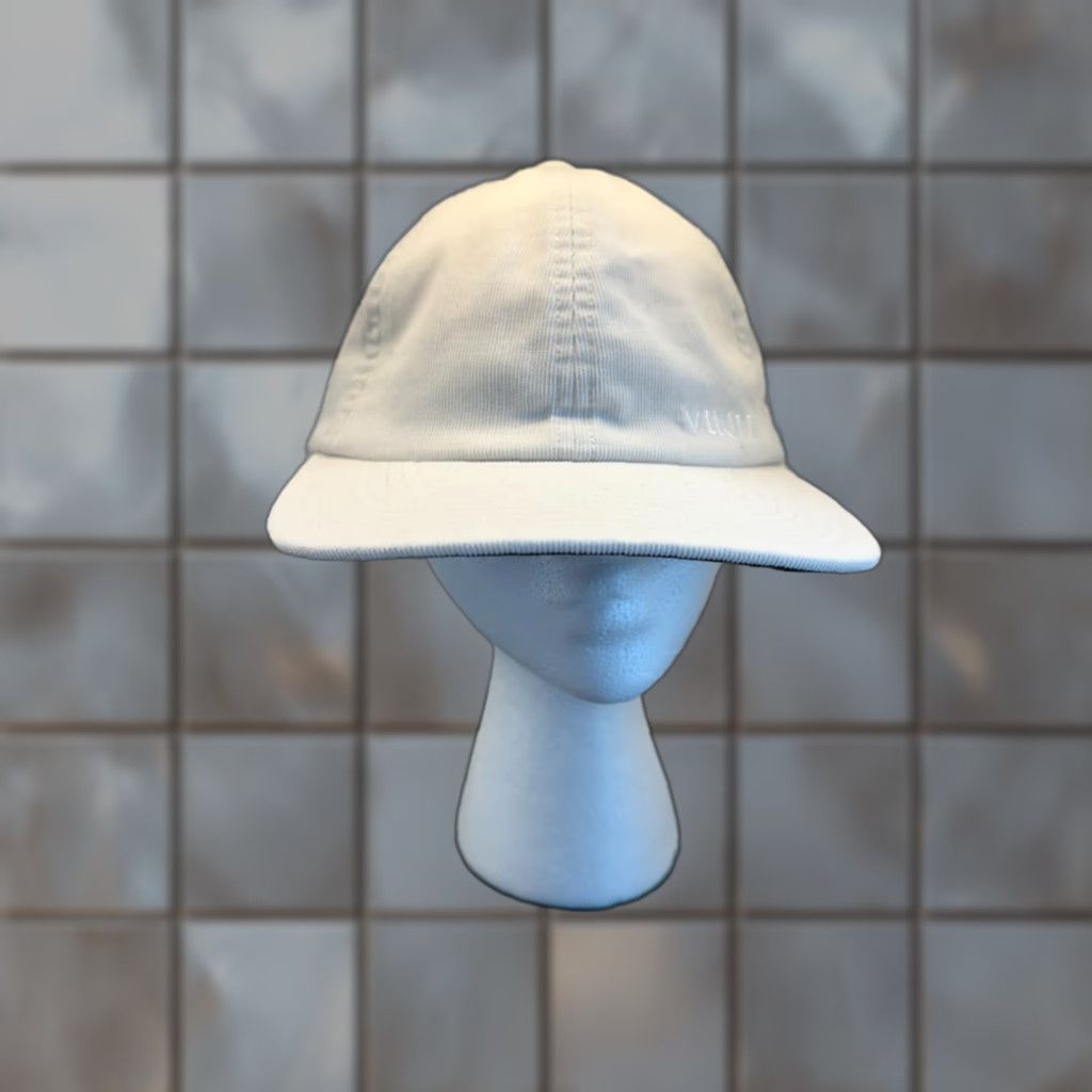 Vuori Vuori Hat Cap Mens One Size White Corduroy Adjustable Strapback Baseball Cap Mens Size ONE SIZE - 1 Thumbnail