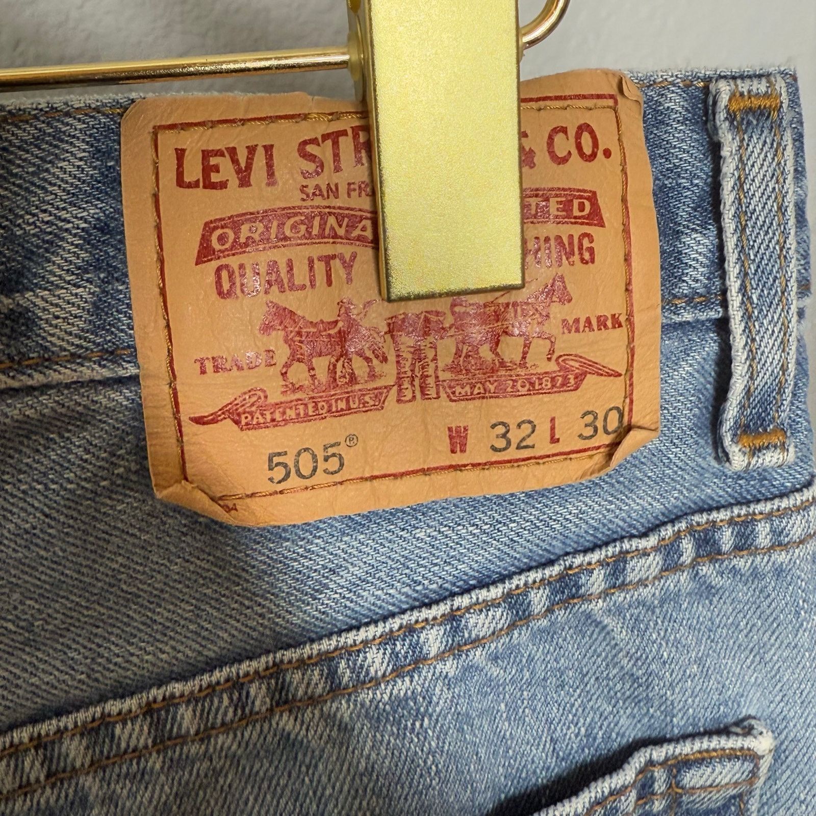 Levi's Levi 505 Regular fit jeans 32x30 Size US 32 / EU 48 - 4 Thumbnail