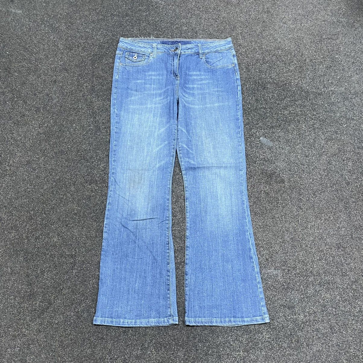 Vintage Vintage Y2K Baggy Flared Jeans Wide Leg Skate 90s Faded 32 Size US 32 / EU 48 - 2 Thumbnail