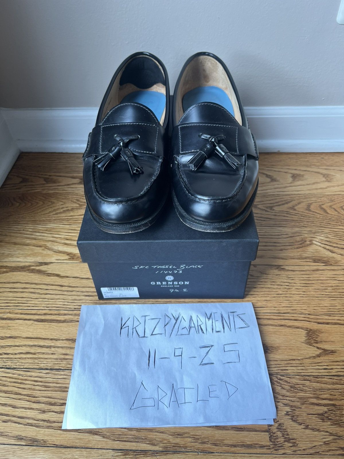 Scott Fraser Collection Scott Fraser Collection Black Tassel Loafer Size US 10.5 / EU 43-44 - 3 Thumbnail
