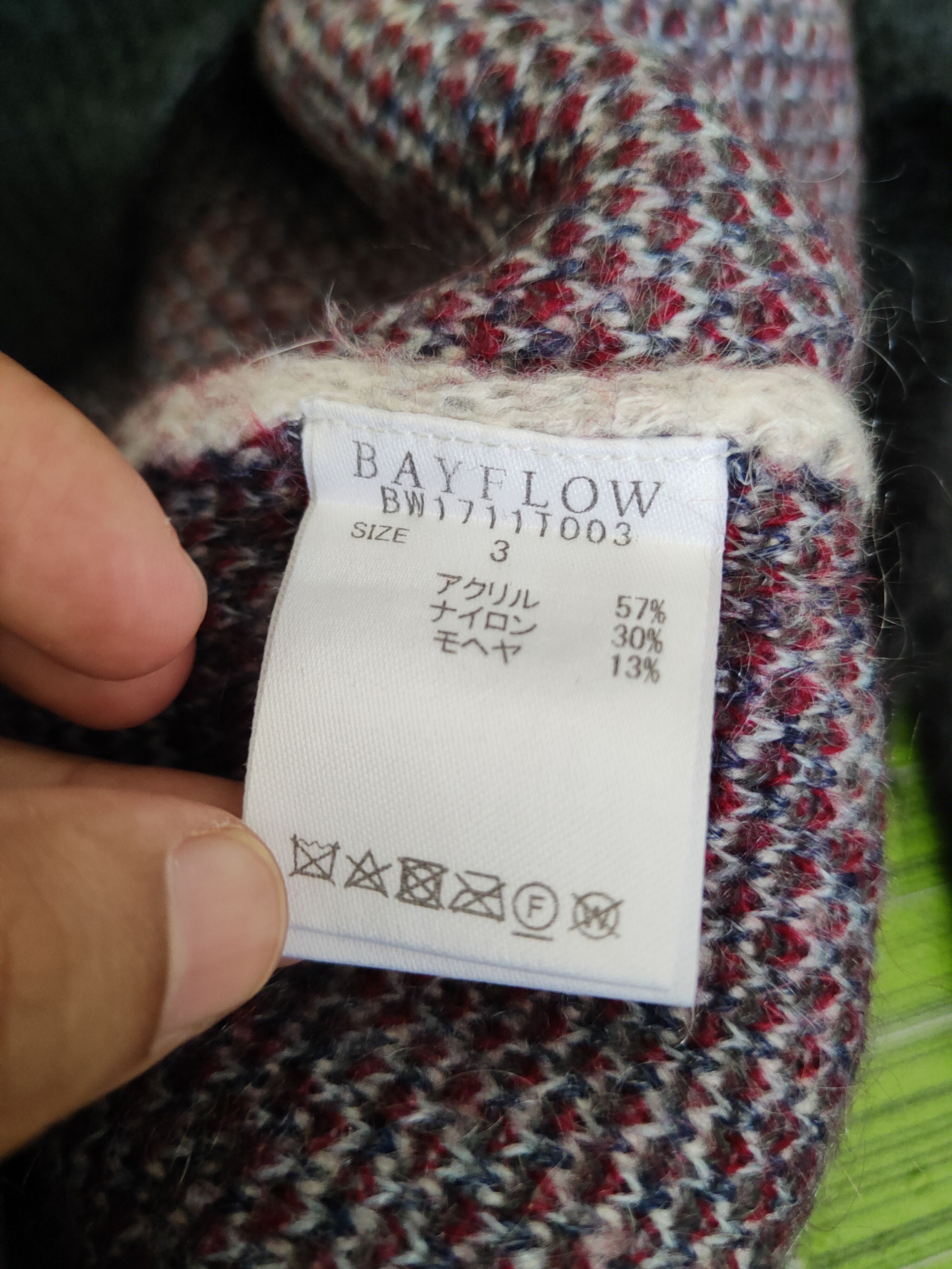 Japanese Brand DL Bayflow Black White Knitwear Sweatshirts #46-188 Size US M / EU 48-50 / 2 - 11 Thumbnail