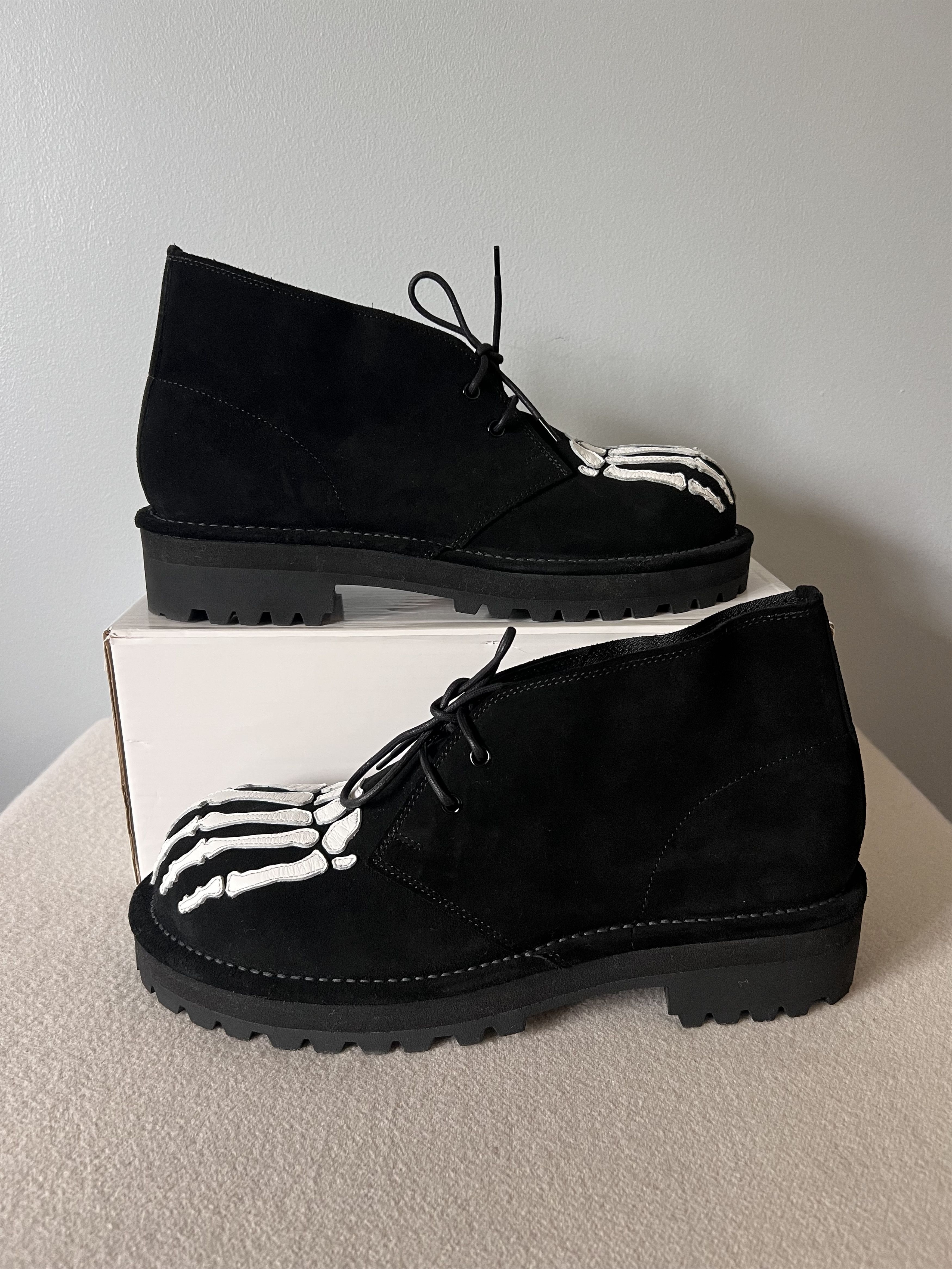 Kids Love Gaite × Takahiromiyashita The Soloist. Takahiromiyashita The Soloist. Kids Love Gaite Bone Boots Size US 11 / EU 44 - 2 Thumbnail