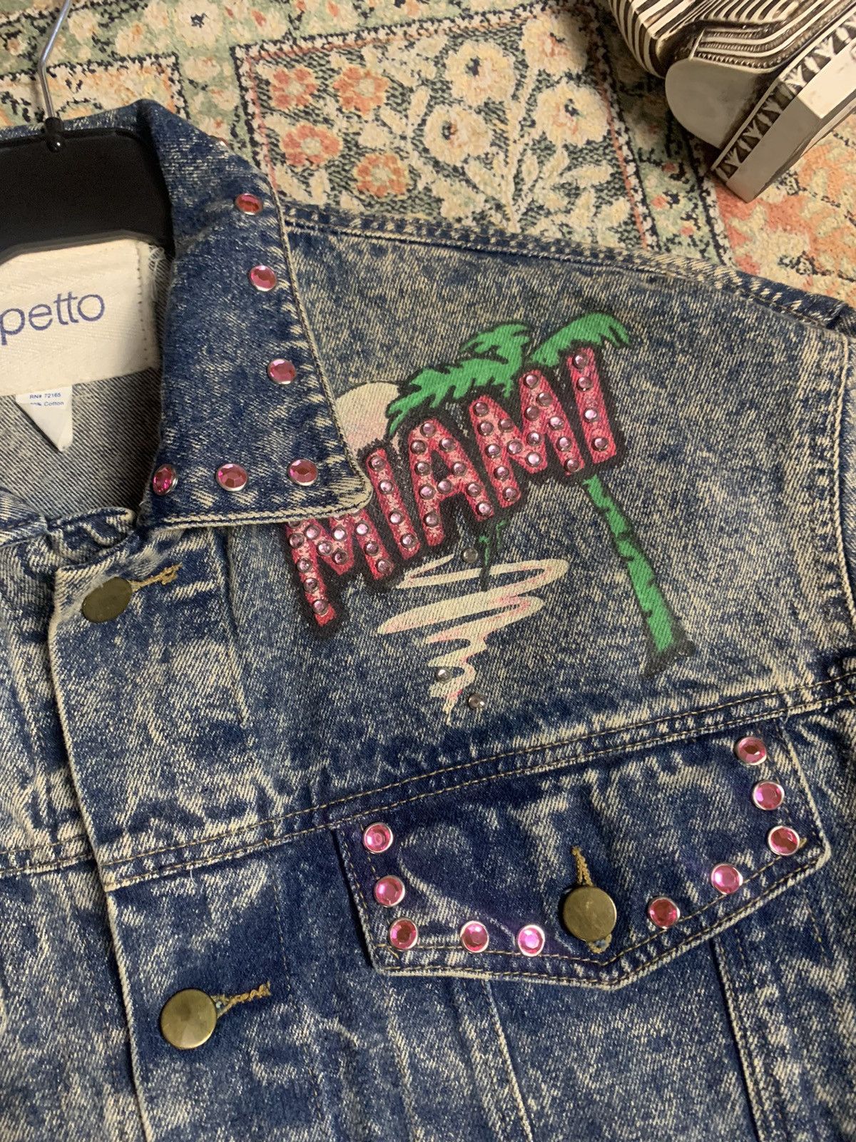 Other × Vintage Vintage “Hand Made” Denim Jeans Gepetto “Miami” jacket Size US M / EU 48-50 / 2 - 15 Thumbnail