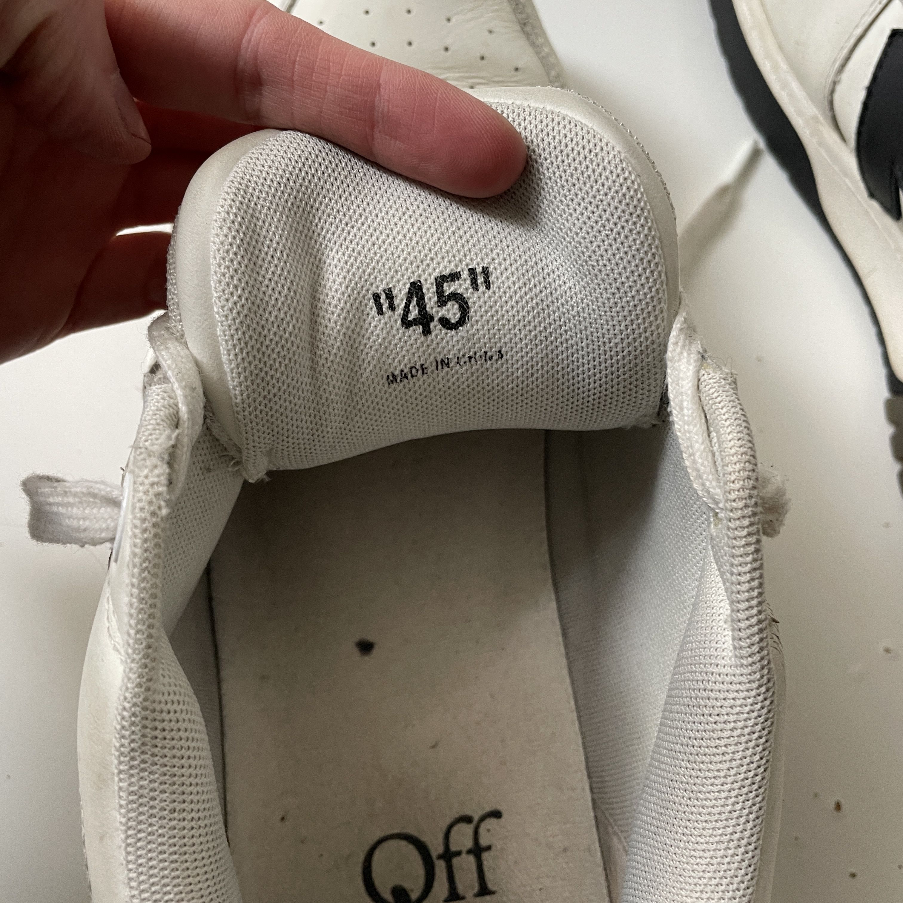 Off-White Off-White Out of Office ' White, Black ' Size 45 Size US 12 / EU 45 - 8 Thumbnail