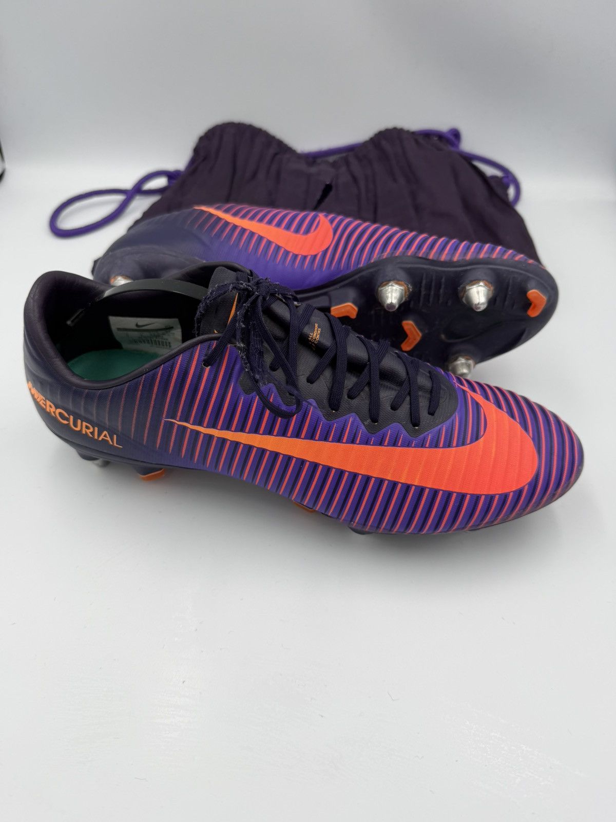 Nike Nike Mercurial Vapor 11 Purple Football Soccer Cleats US9 Size US 9 / EU 42 - 1 Thumbnail
