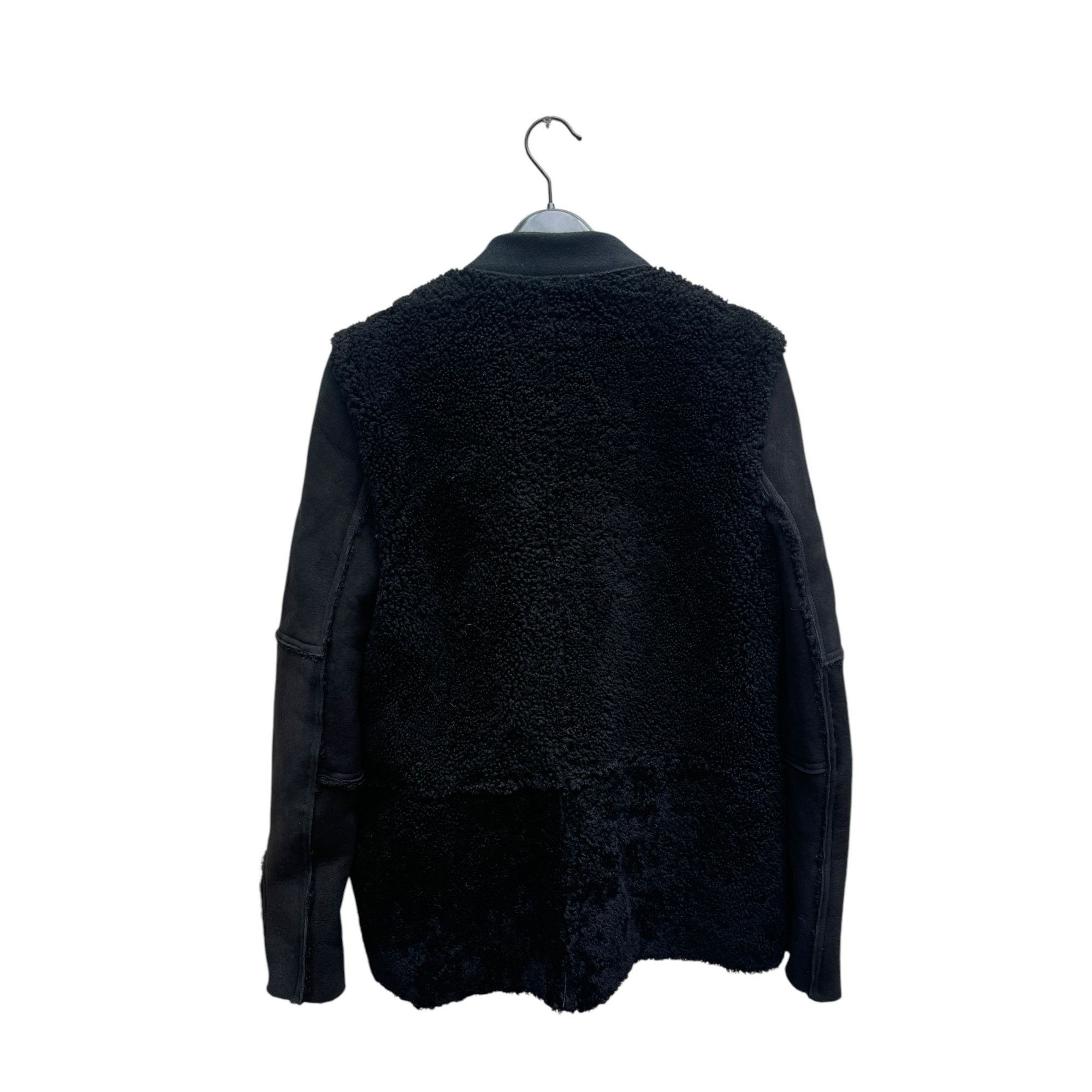 Sandro Black Shearling (Leather) Jacket Size XS / US 0-2 / IT 36-38 - 6 Thumbnail