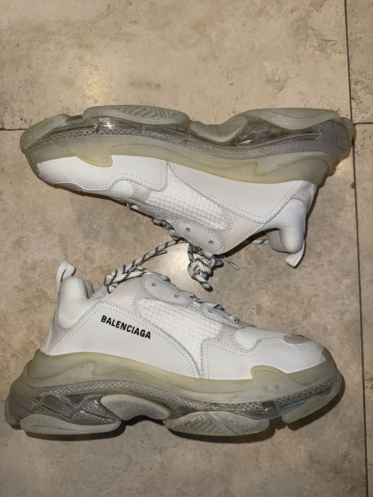 Balenciaga RARE BALENCIAGA TRIPLE S OFFWHITE SNEAKERS Grailed