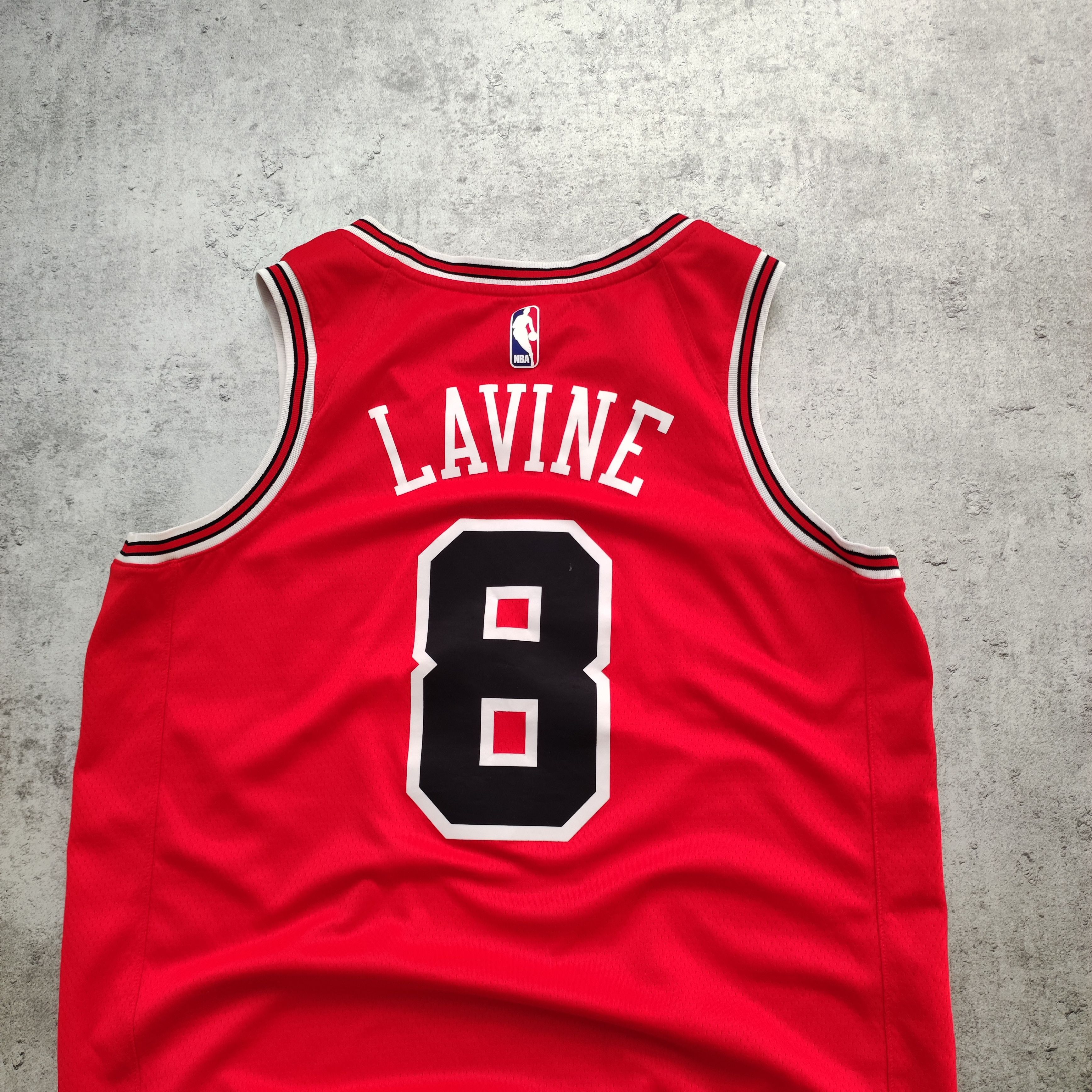 NBA × Nike RARE Nike x NBA Basketball Chicago Bulls #8 Lavine Jersey Size US L / EU 52-54 / 3 - 10 Thumbnail