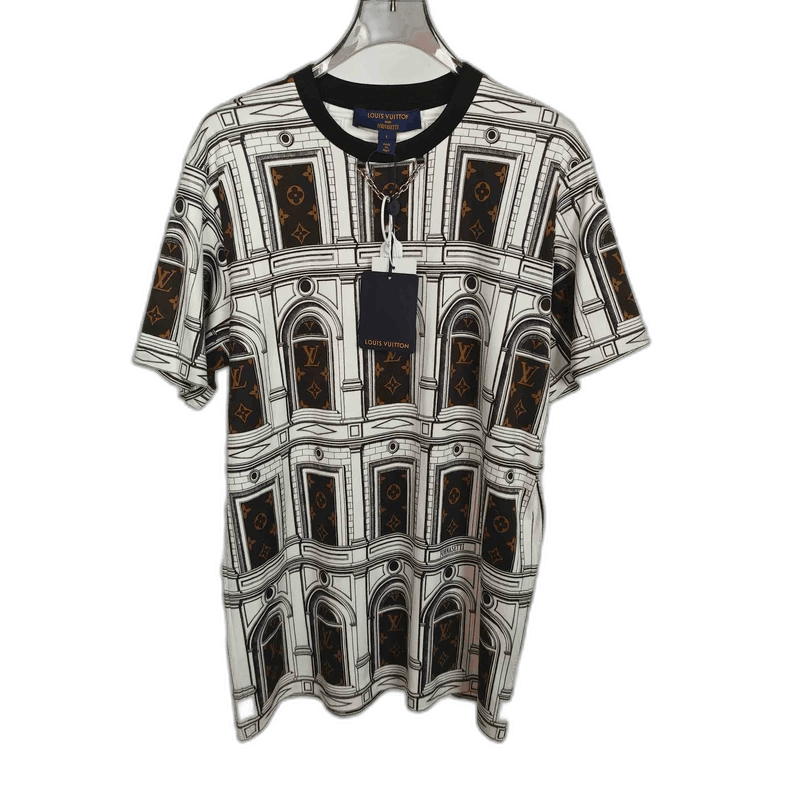 Louis Vuitton Louis Vuitton Architecture Print Short Sleeve - dmc Size M / US 6-8 / IT 42-44 - 1 Thumbnail