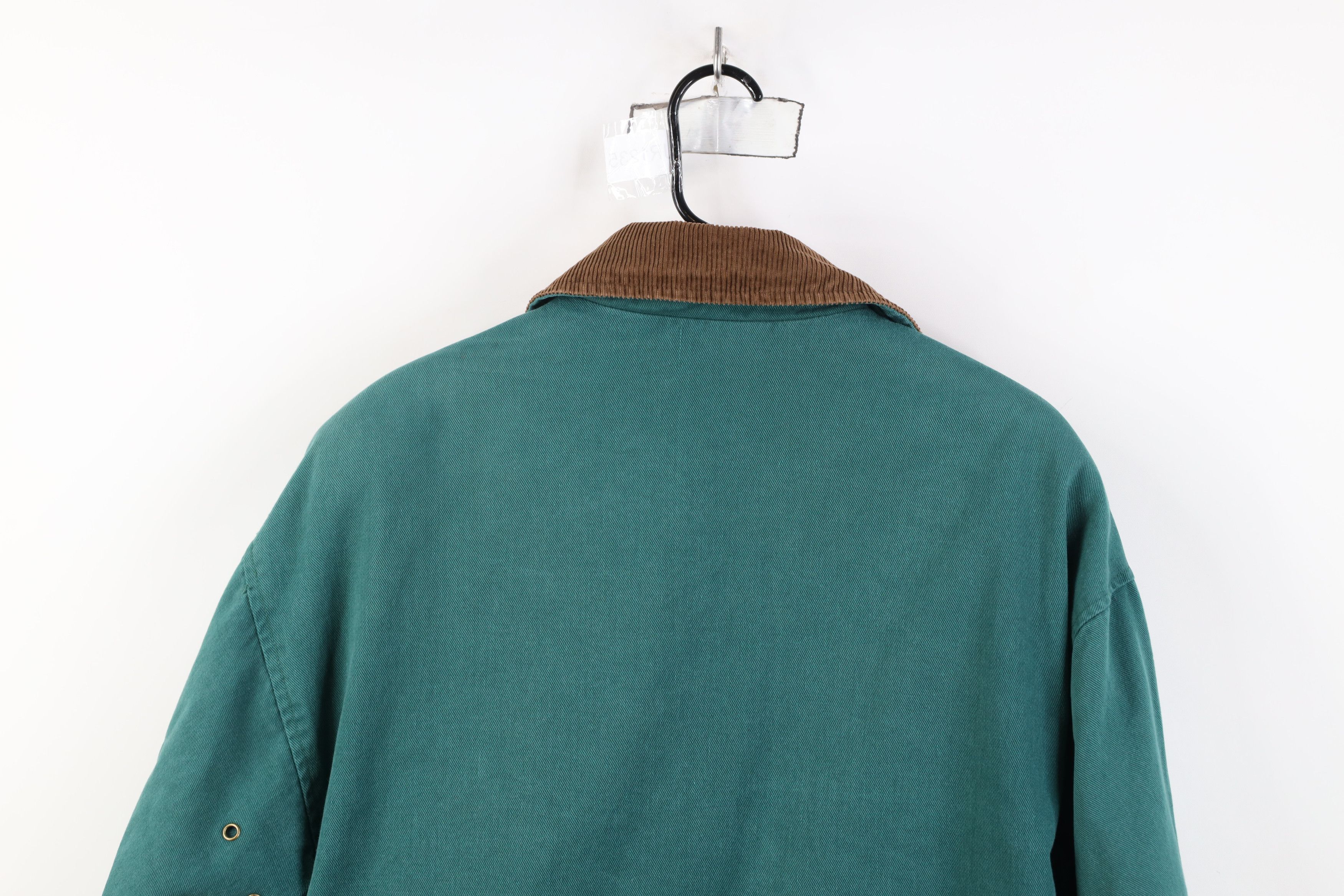 Vintage Vintage 90s Streetwear Lined Canvas Chore Barn Jacket Green Size M / US 6-8 / IT 42-44 - 14 Thumbnail