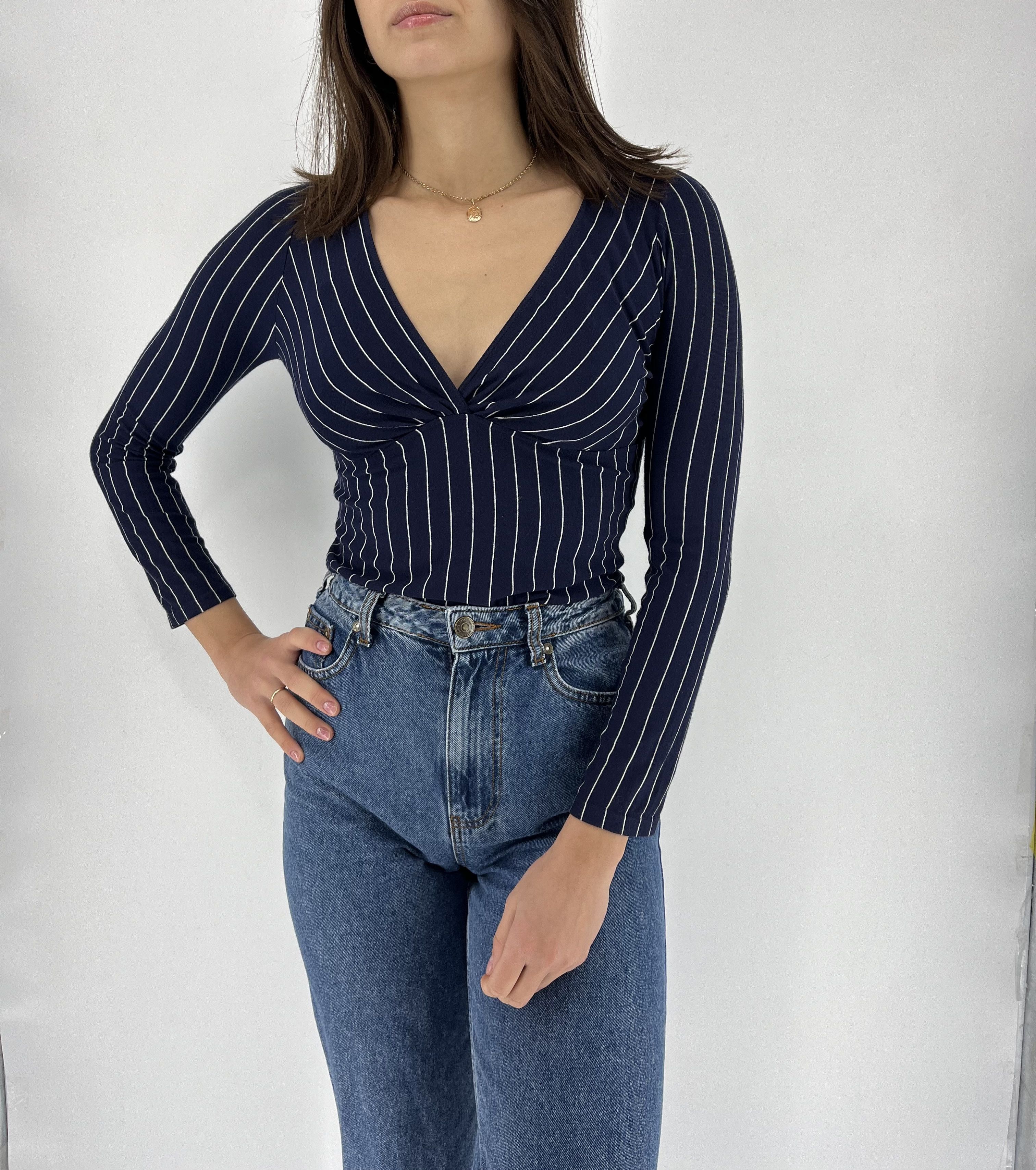 Armani × Giorgio Armani Vintage Y2K Armani Jeans Velvet blouse Size M / US 6-8 / IT 42-44 - 7 Thumbnail