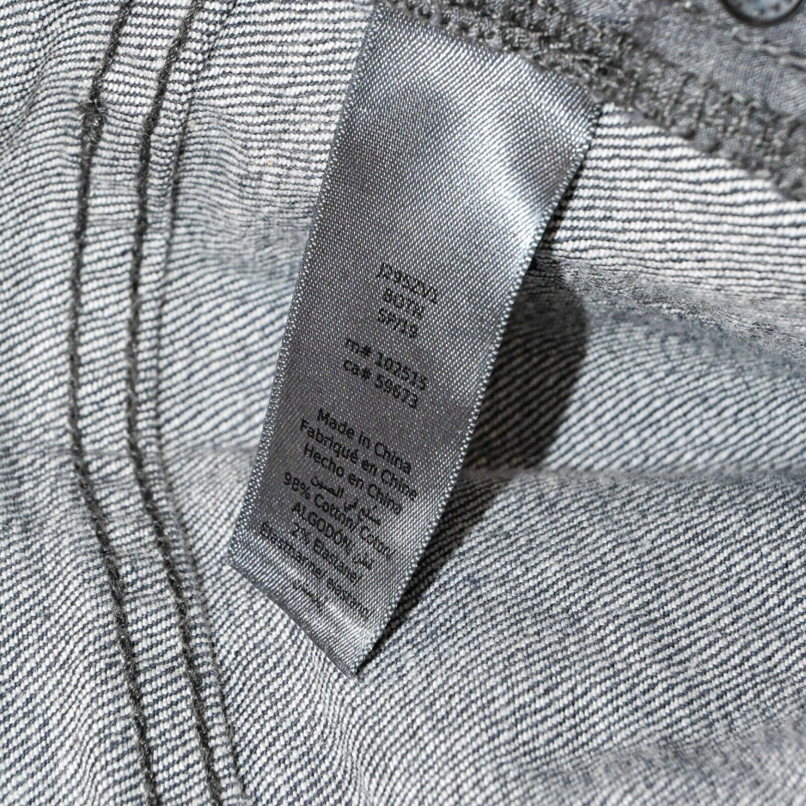 John Varvatos John Varvatos Collection Grey washed denim Jeans skull stud Size US 31 - 10 Thumbnail