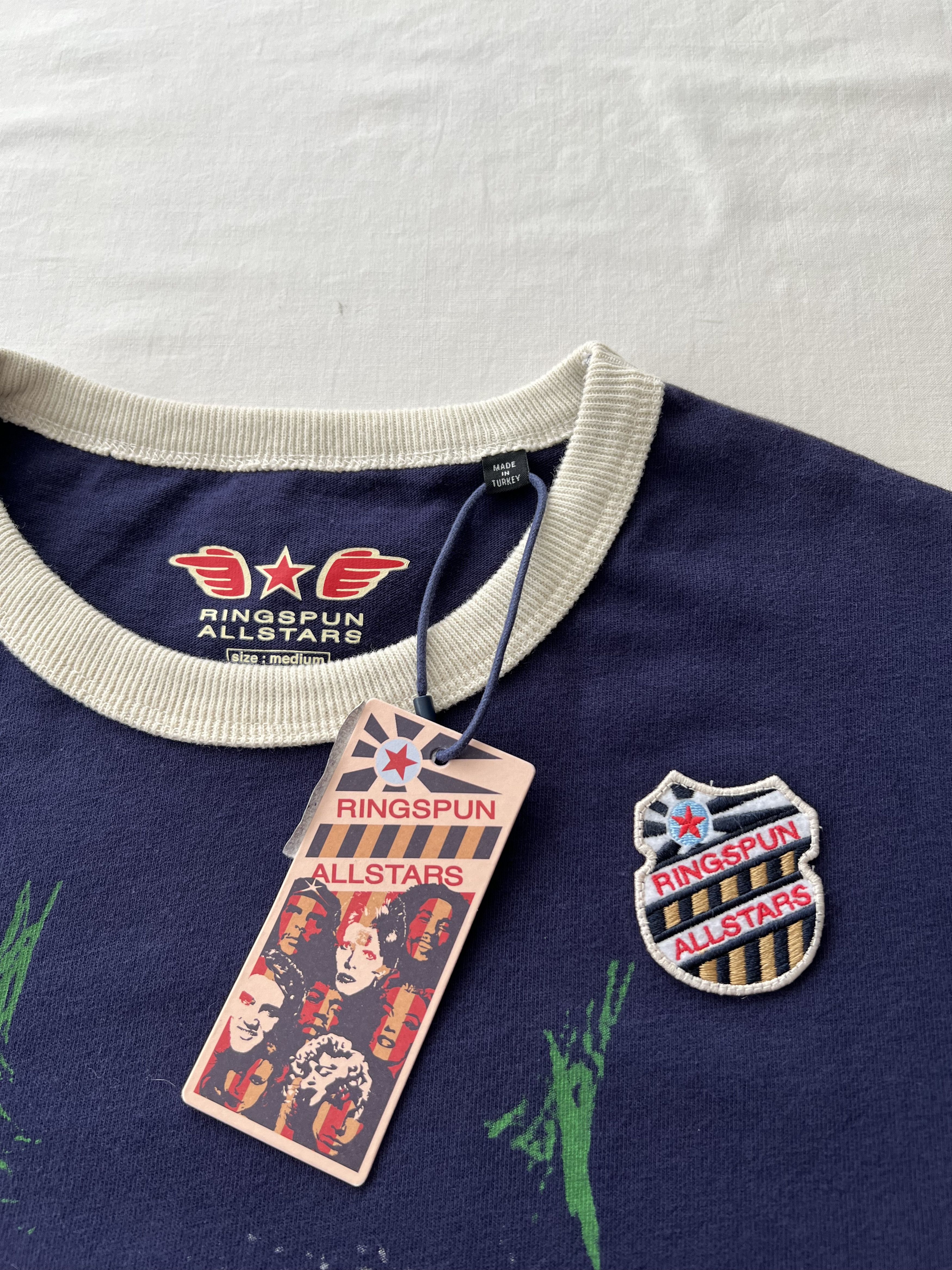 Band Tees Vintage Prodigy Keith Flint Ringspun Allstars Ringer T-shirt Size US M / EU 48-50 / 2 - 6 Thumbnail