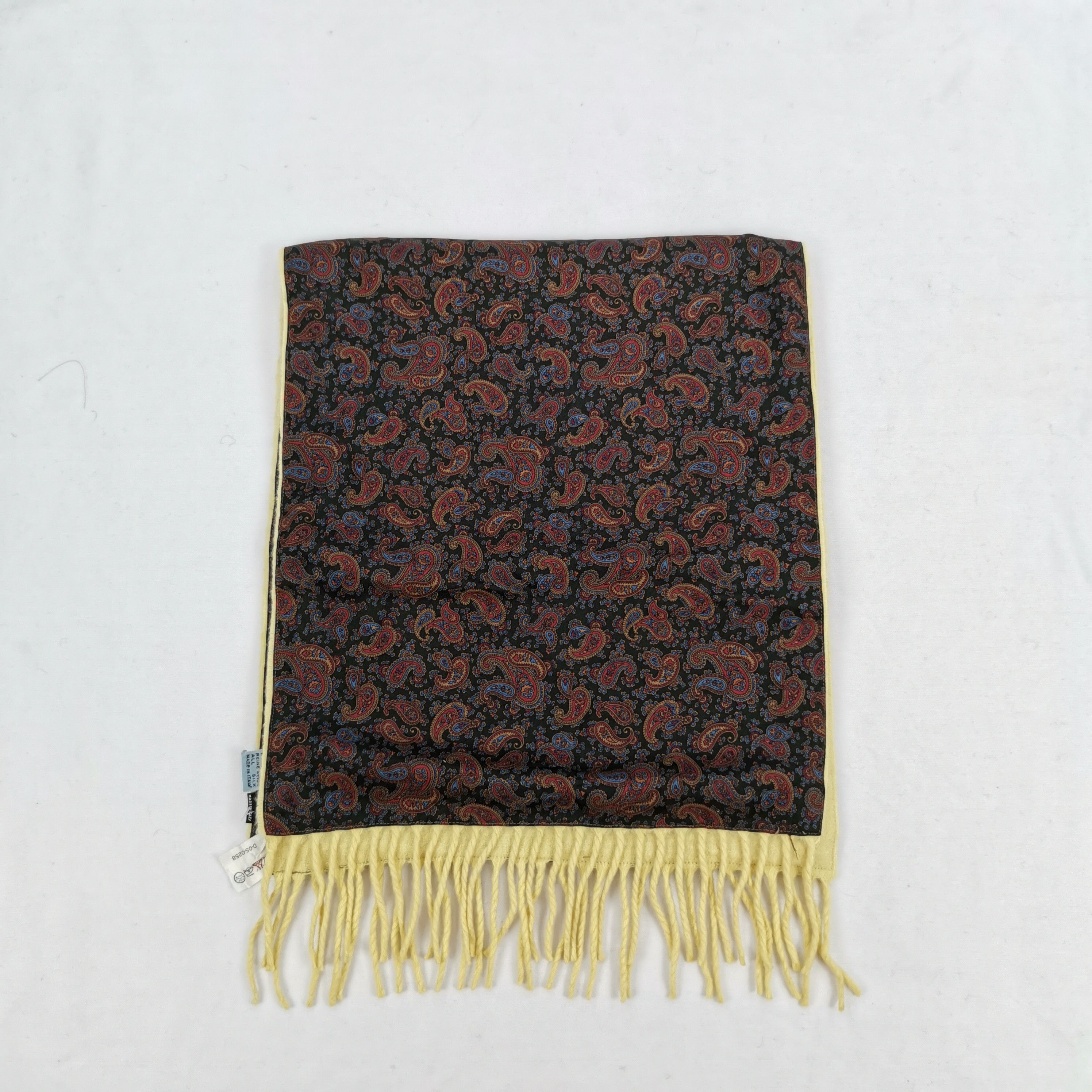 Vintage Vintage Larusmiani Milano SILK Scarf Muffler Wool Scarves Size ONE SIZE - 3 Thumbnail