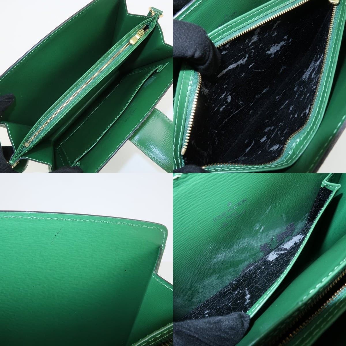 Louis Vuitton Louis Vuitton Epi Capucines Shoulder Bag Leather Green Size ONE SIZE - 7 Thumbnail
