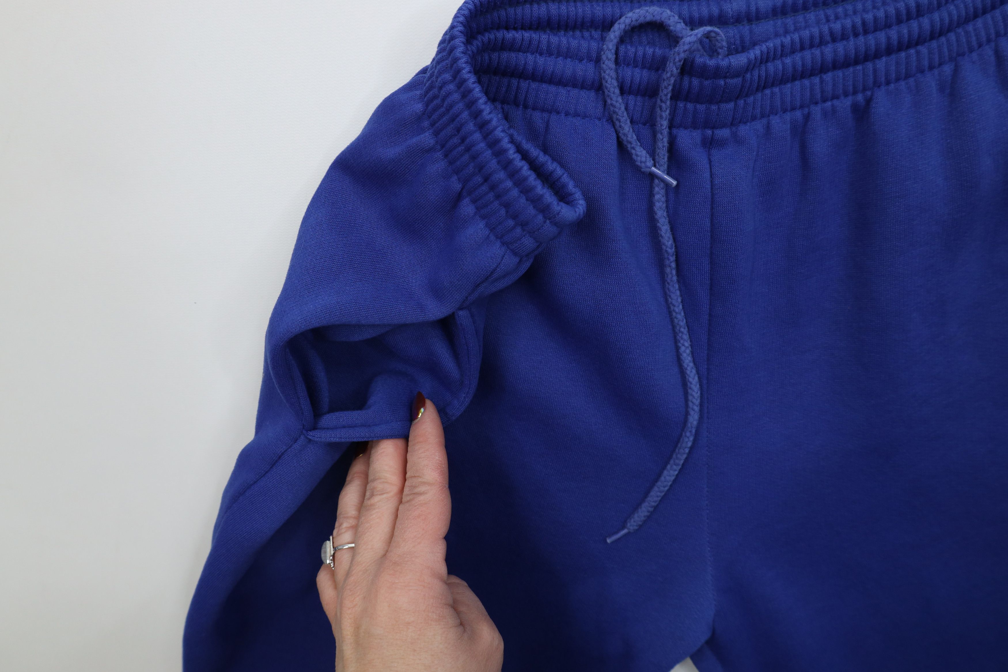 Vintage Vintage 90s Streetwear Blank Sweatpants Joggers Pants Blue Size US 36 / EU 52 - 6 Thumbnail