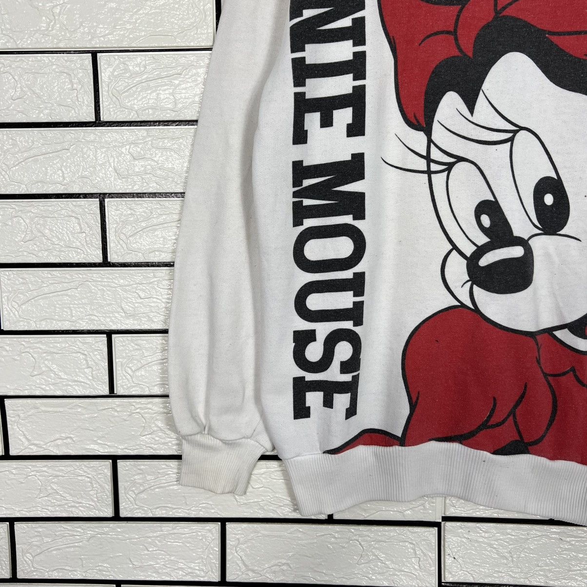 Disney Vintage 90's MINNIE MOUSE Big Logo Sweatshirt #4178-C191 Size US M / EU 48-50 / 2 - 7 Thumbnail