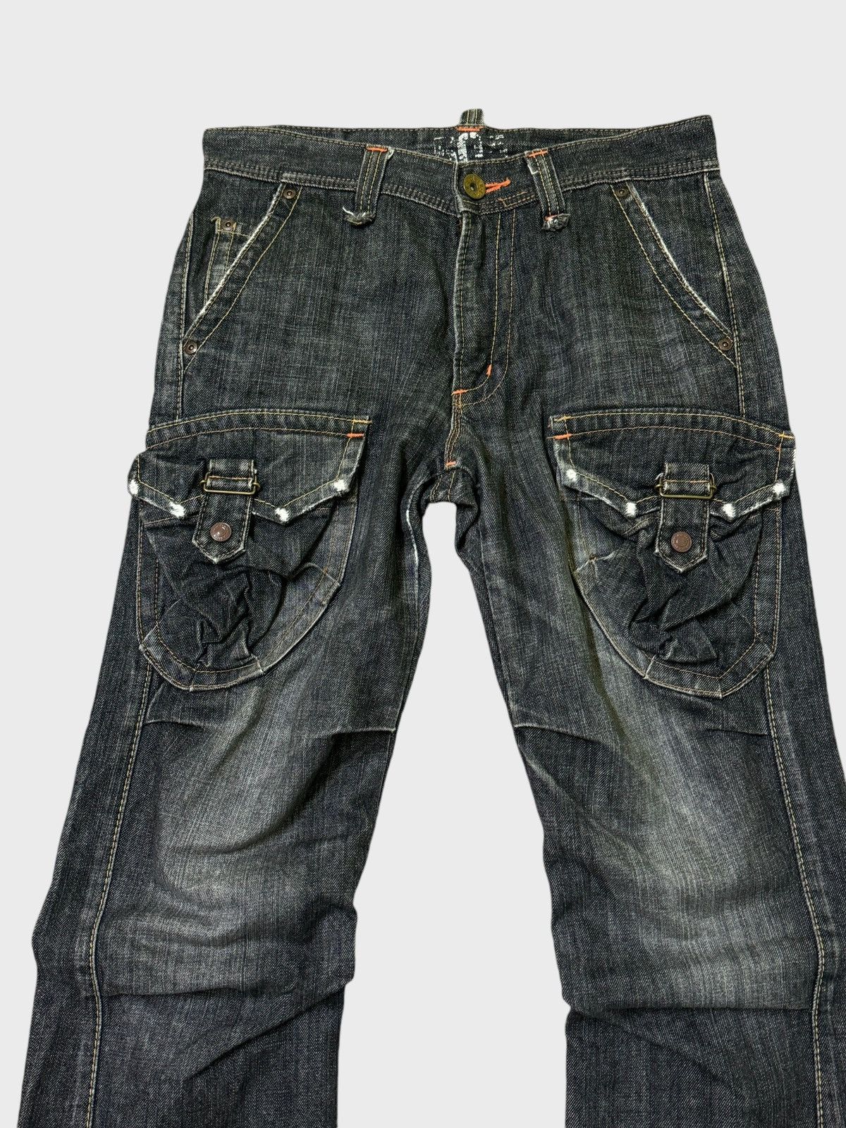 Edwin FLARE EDWIN DISTRESSED TACTICAL 3D MULTIPOCKET Size US 30 / EU 46 - 3 Thumbnail