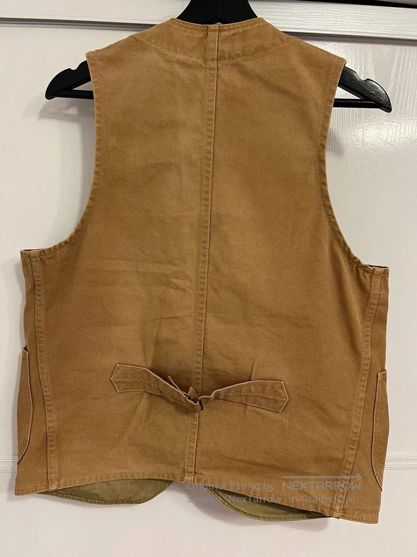 Rising Sun & Co. Rising Sun Canvas Vest in Golden Brown. Size US M / EU 48-50 / 2 - 7 Thumbnail