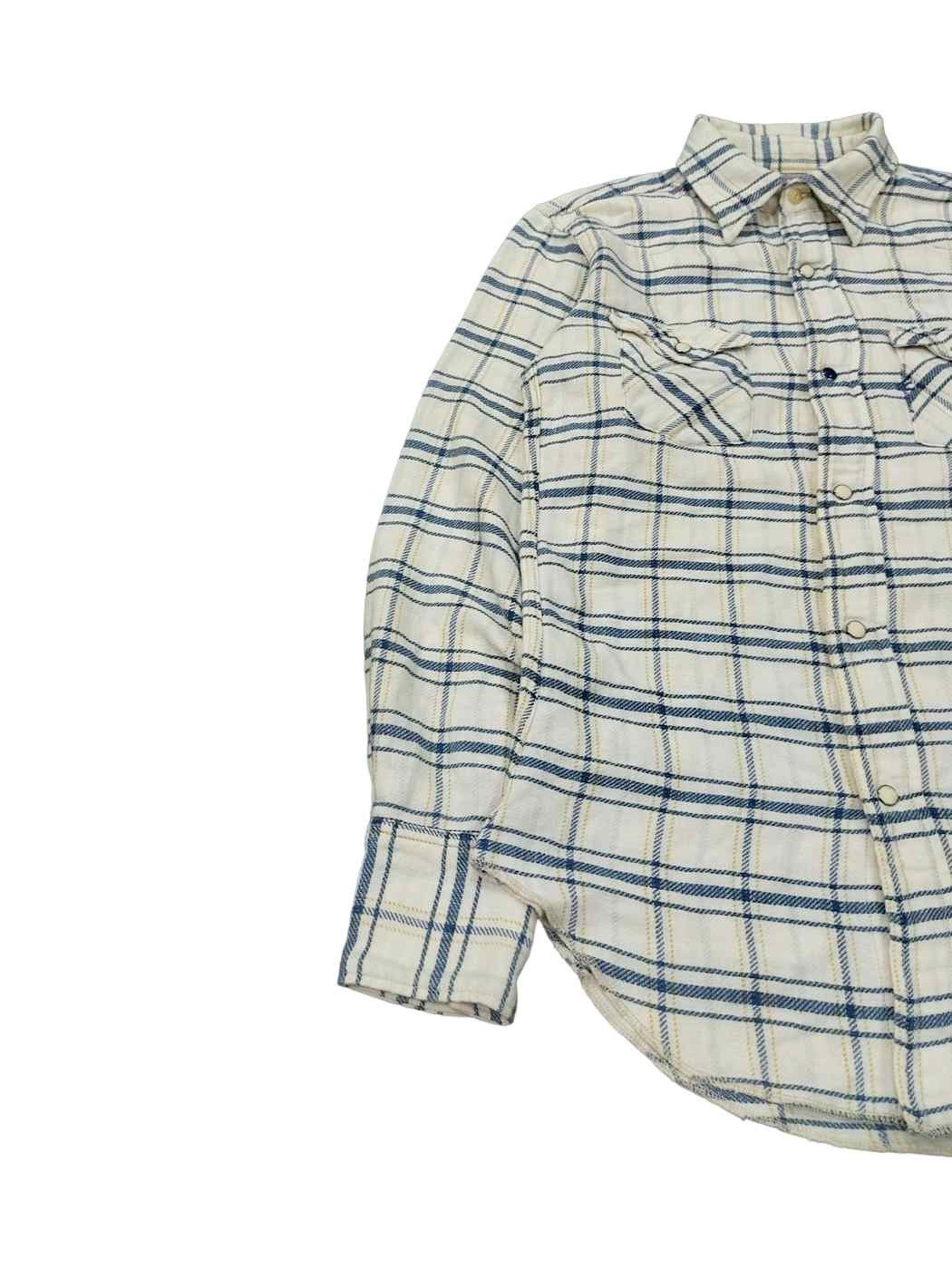 45rpm × Japanese Brand Rare! Vintage R by 45rpm Western Plaid Heavy Flannel Size M / US 6-8 / IT 42-44 - 4 Thumbnail