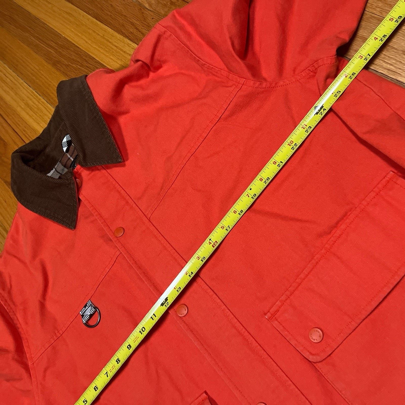 Levi's Levis Panhandle Men’s Trucker Jacket Zip Up Orange XL Size US XL / EU 56 / 4 - 7 Thumbnail
