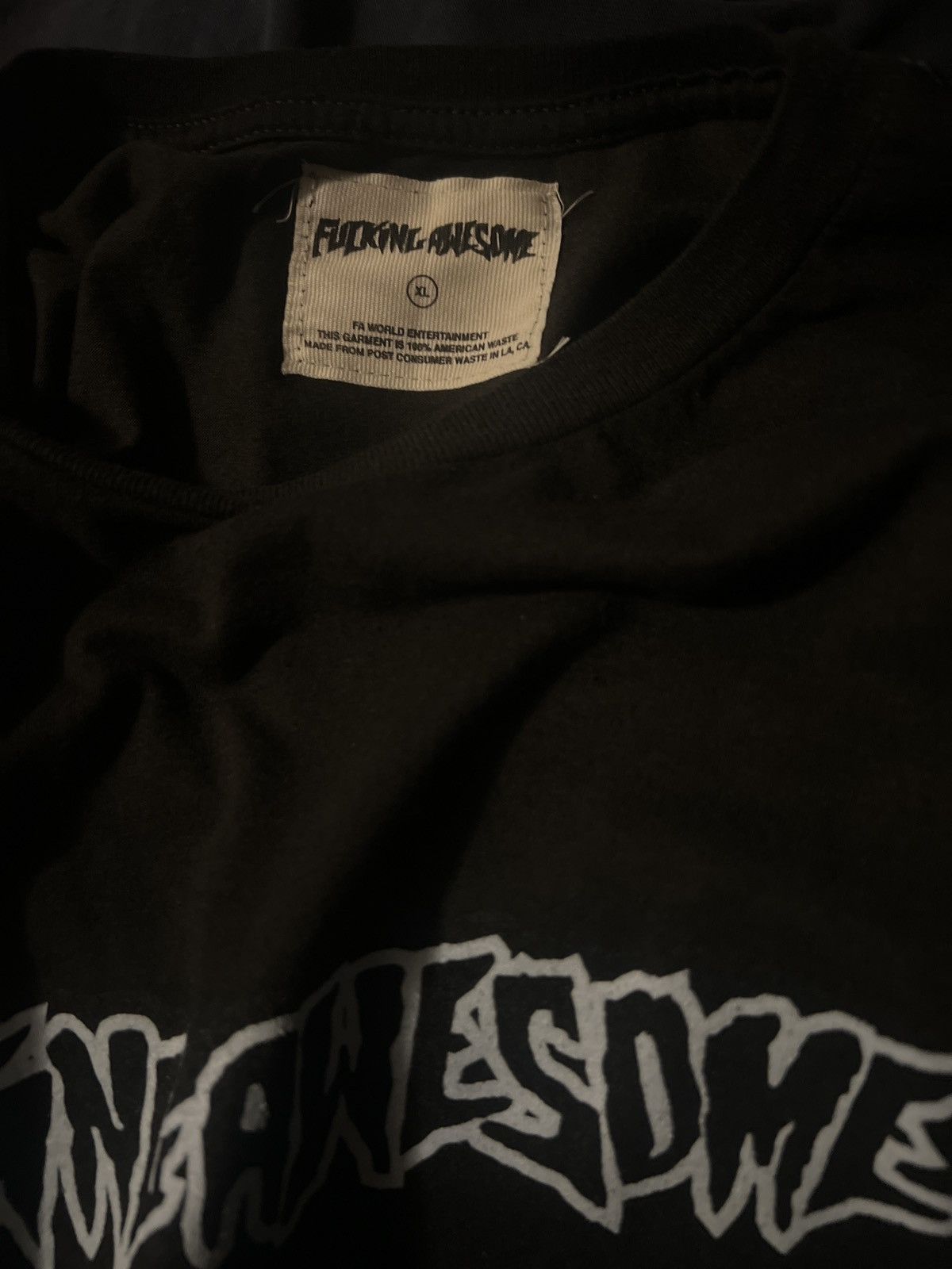Fucking Awesome FA Stamp Logo Recycled Tee Size US XL / EU 56 / 4 - 5 Thumbnail