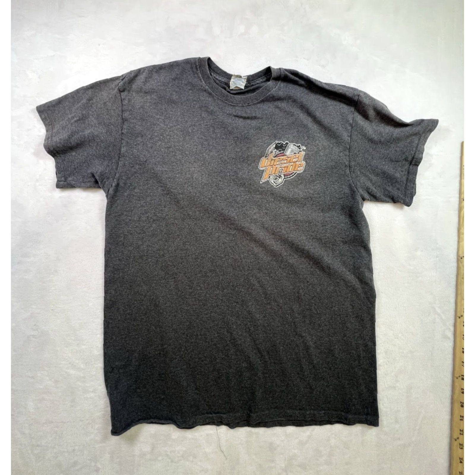 Delta VINTAGE Diesel Pride Flatbed Forever Skull Graphic Short Sleeve Tshirt | Size L Size US L / EU 52-54 / 3 - 2 Thumbnail