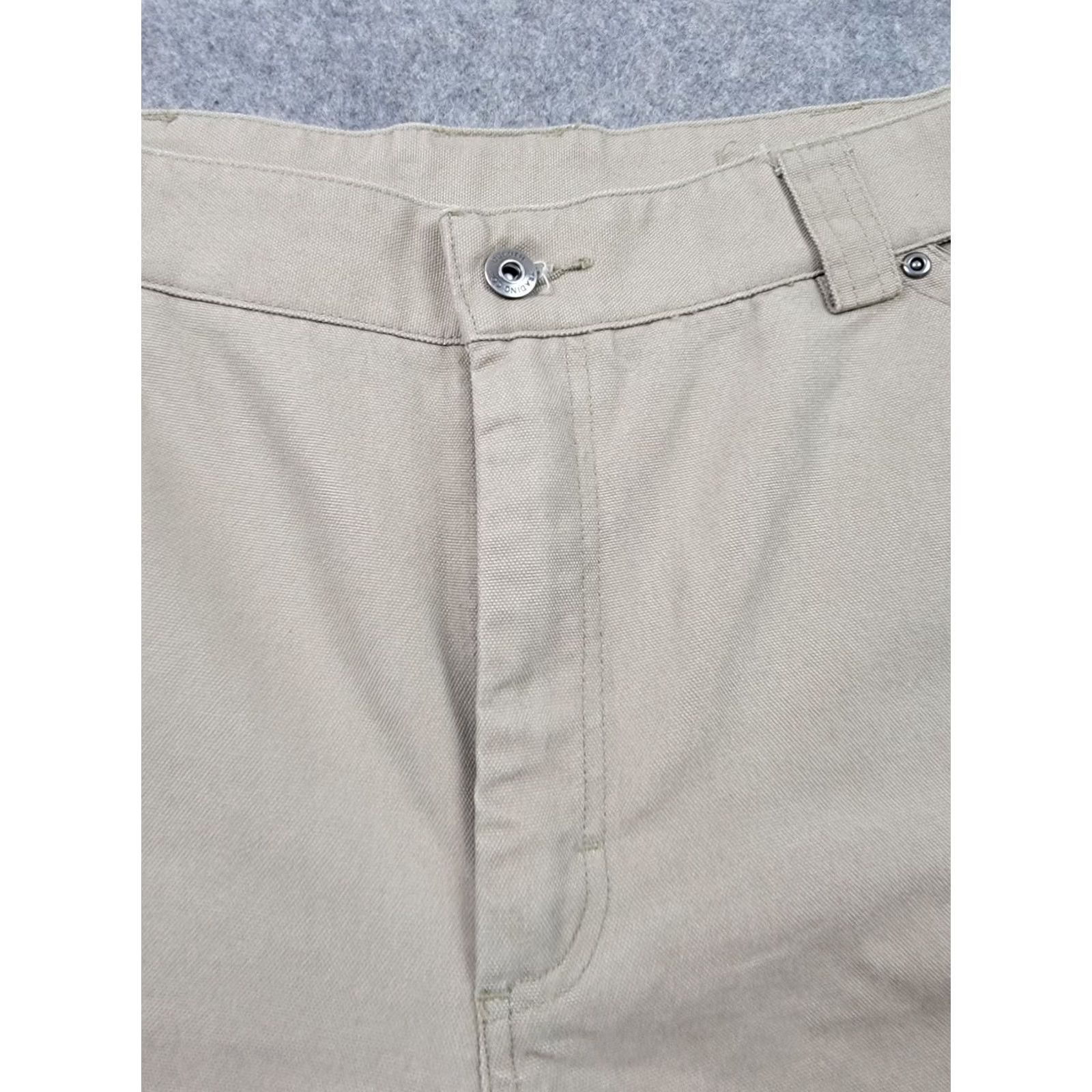 Vintage Duluth Pants Mens 44x32 Brown Tan Cool Dry Fire Hose Work Pants Carpenter Workwear Straight Leg Cargo Pockets Regular Clothing Mens Size US 44 / EU 60 - 5 Thumbnail