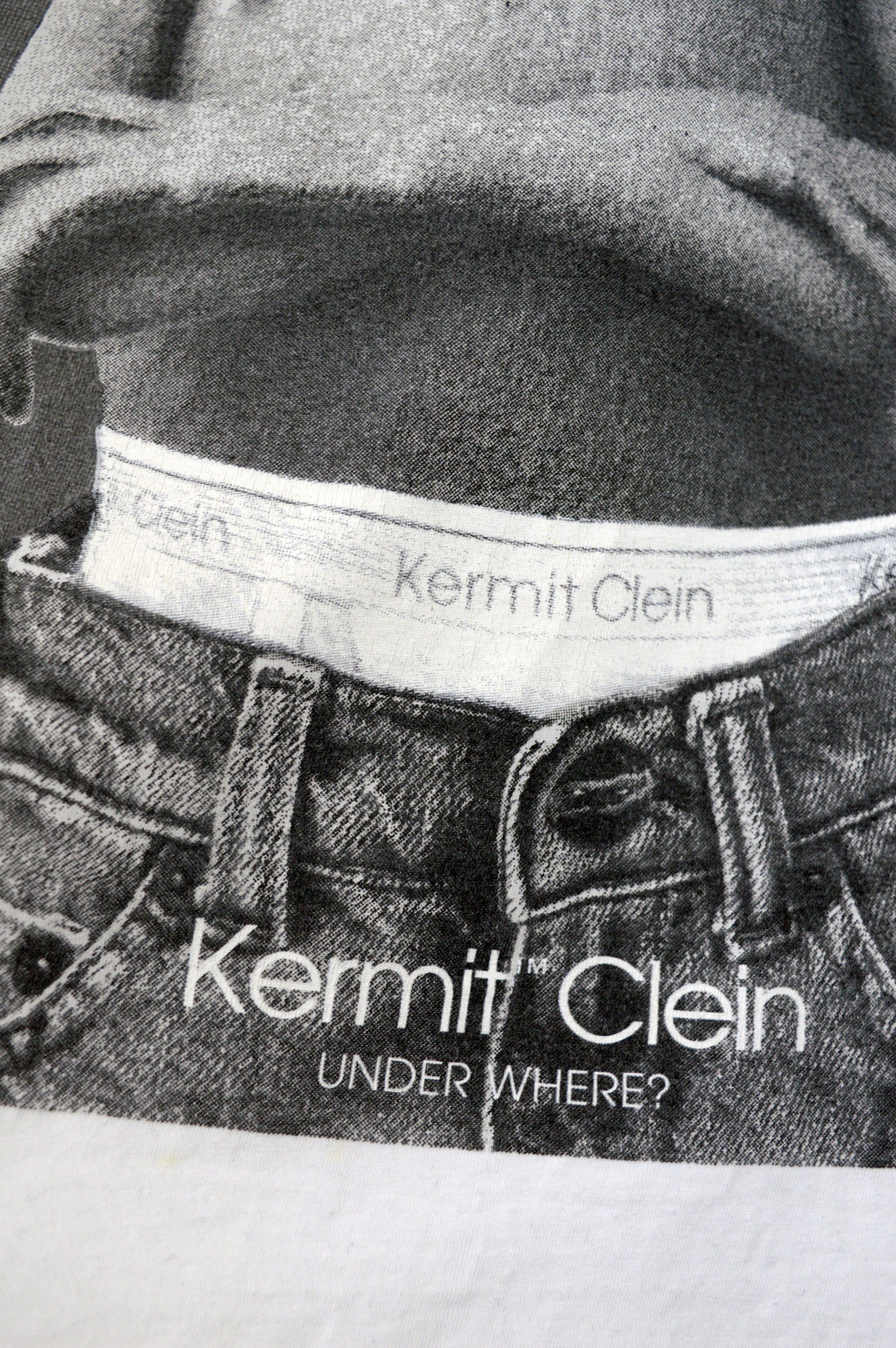 Vintage Vintage Kermit Clein Under Where? t shirt Size US XL / EU 56 / 4 - 3 Thumbnail