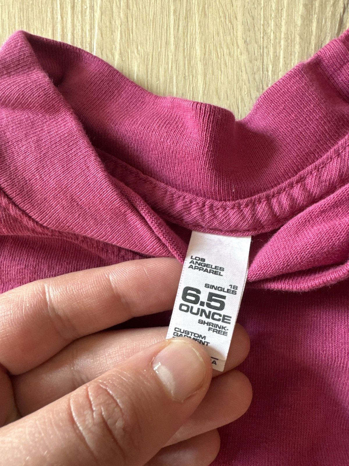 Los Angeles Apparel Large Pink Shirt Size US L / EU 52-54 / 3 - 2 Thumbnail